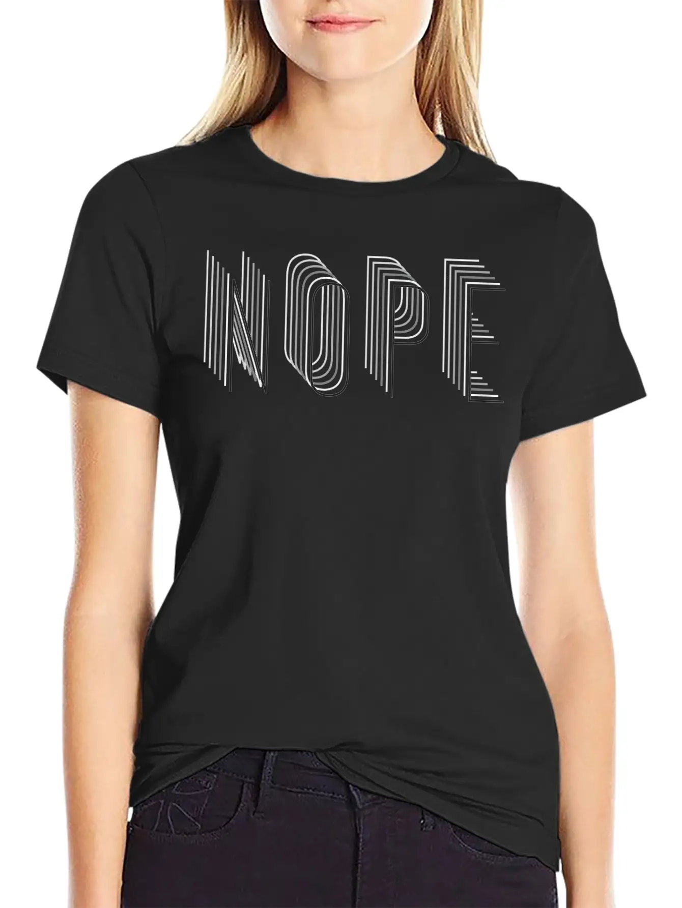 NOPE Classic Cotton Tee – Unisex Comfort For Any Season