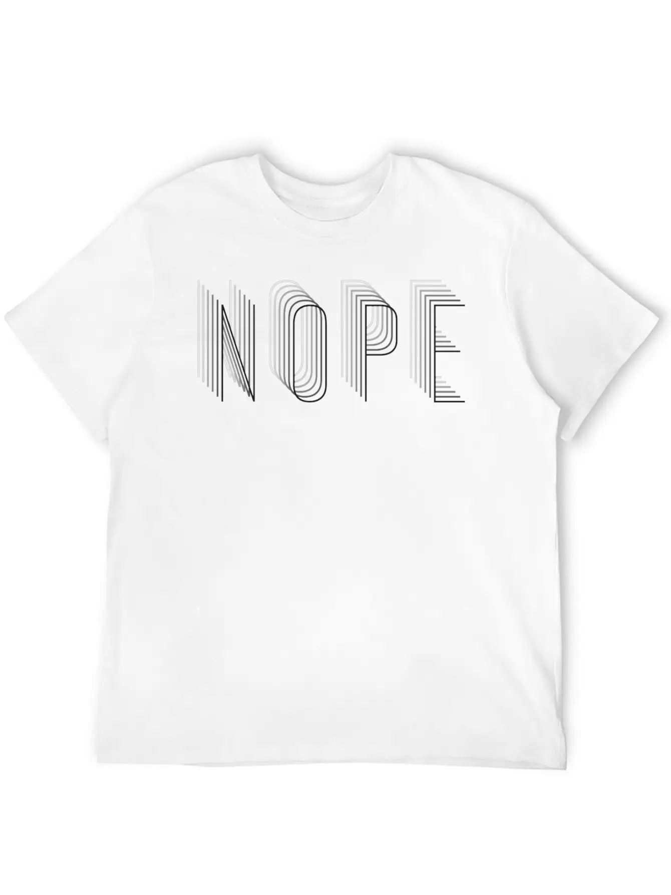 NOPE Classic Cotton Tee – Unisex Comfort For Any Season