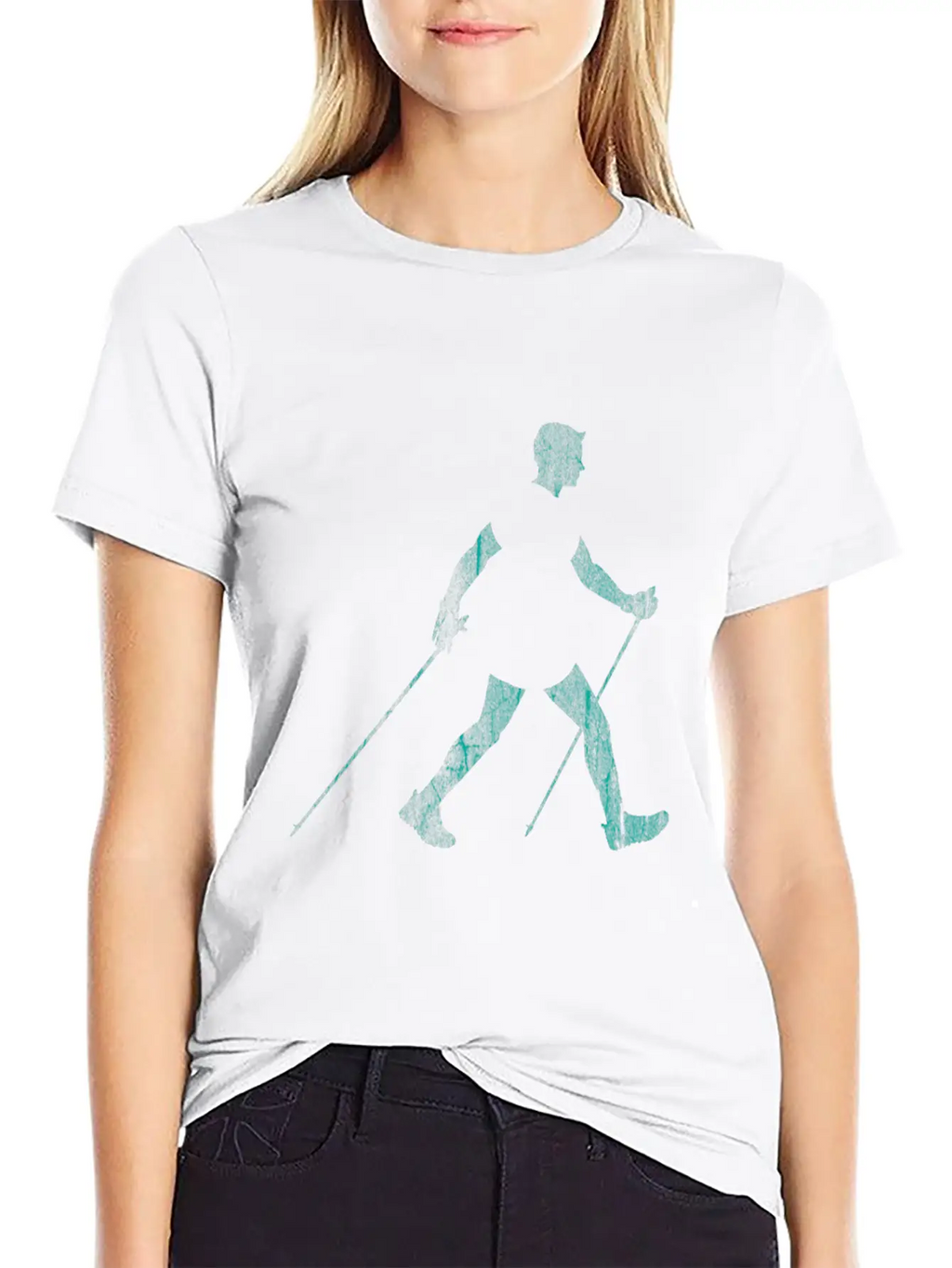 Nordic Walking Athlete Essential Cotton Tee For Daily Outfits – Unisex Style