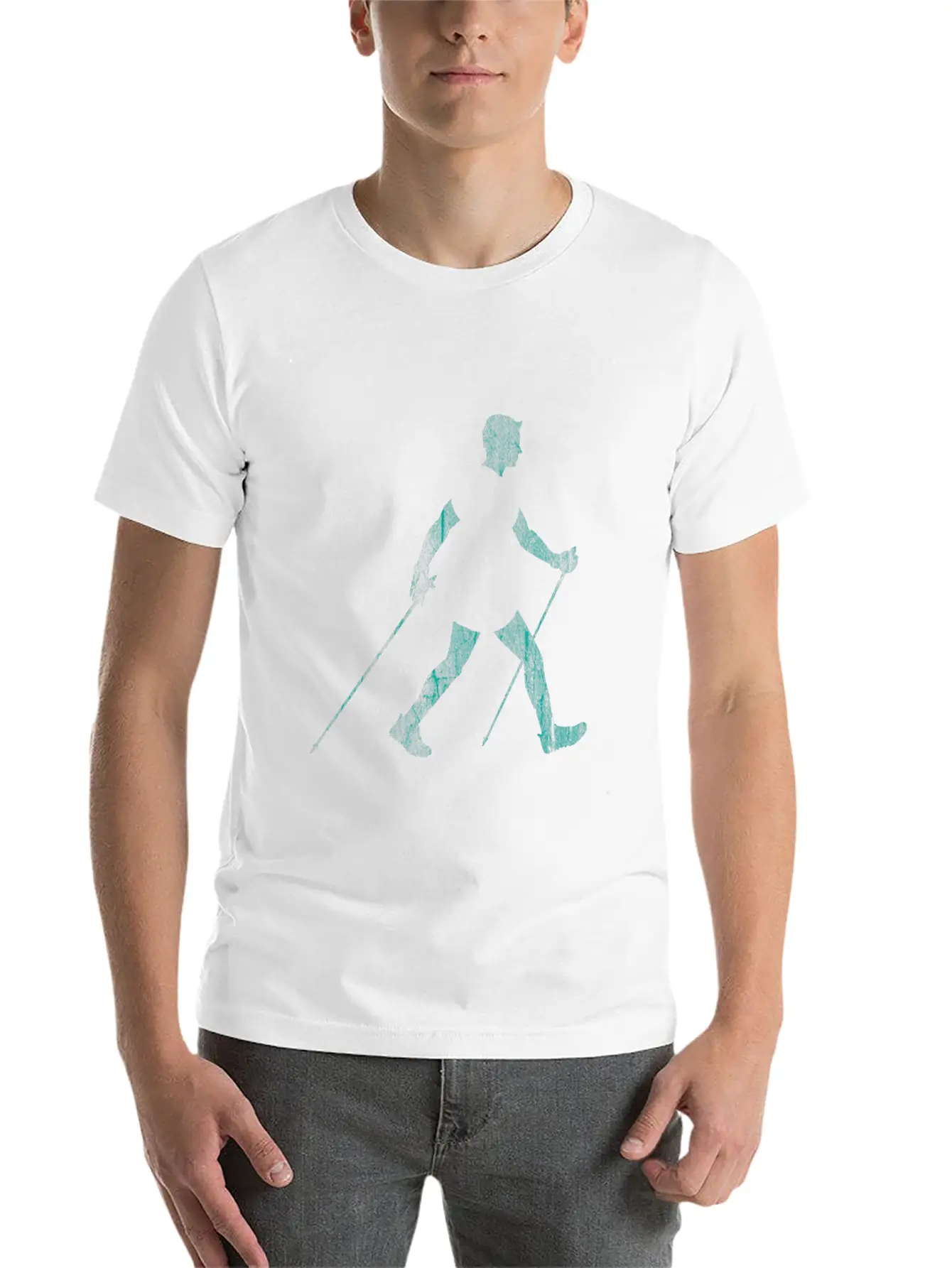 Nordic Walking Athlete Essential Cotton Tee For Daily Outfits – Unisex Style