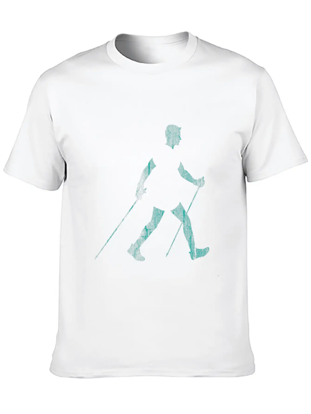 Nordic Walking Athlete Essential Cotton Tee For Daily Outfits – Unisex Style