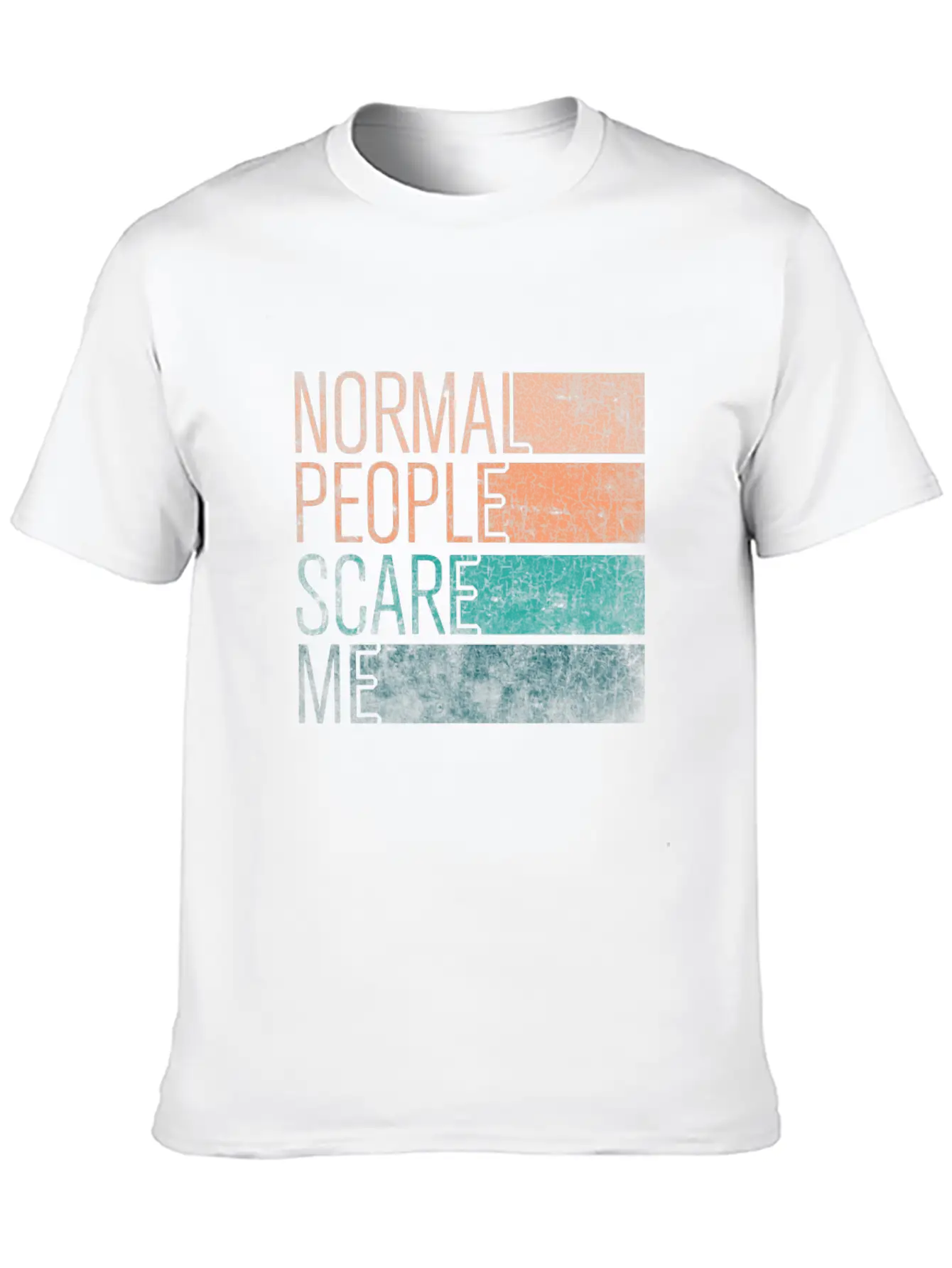 Normal People Scare Me Basic Graphic T-Shirt – Daily Comfort In Soft Cotton
