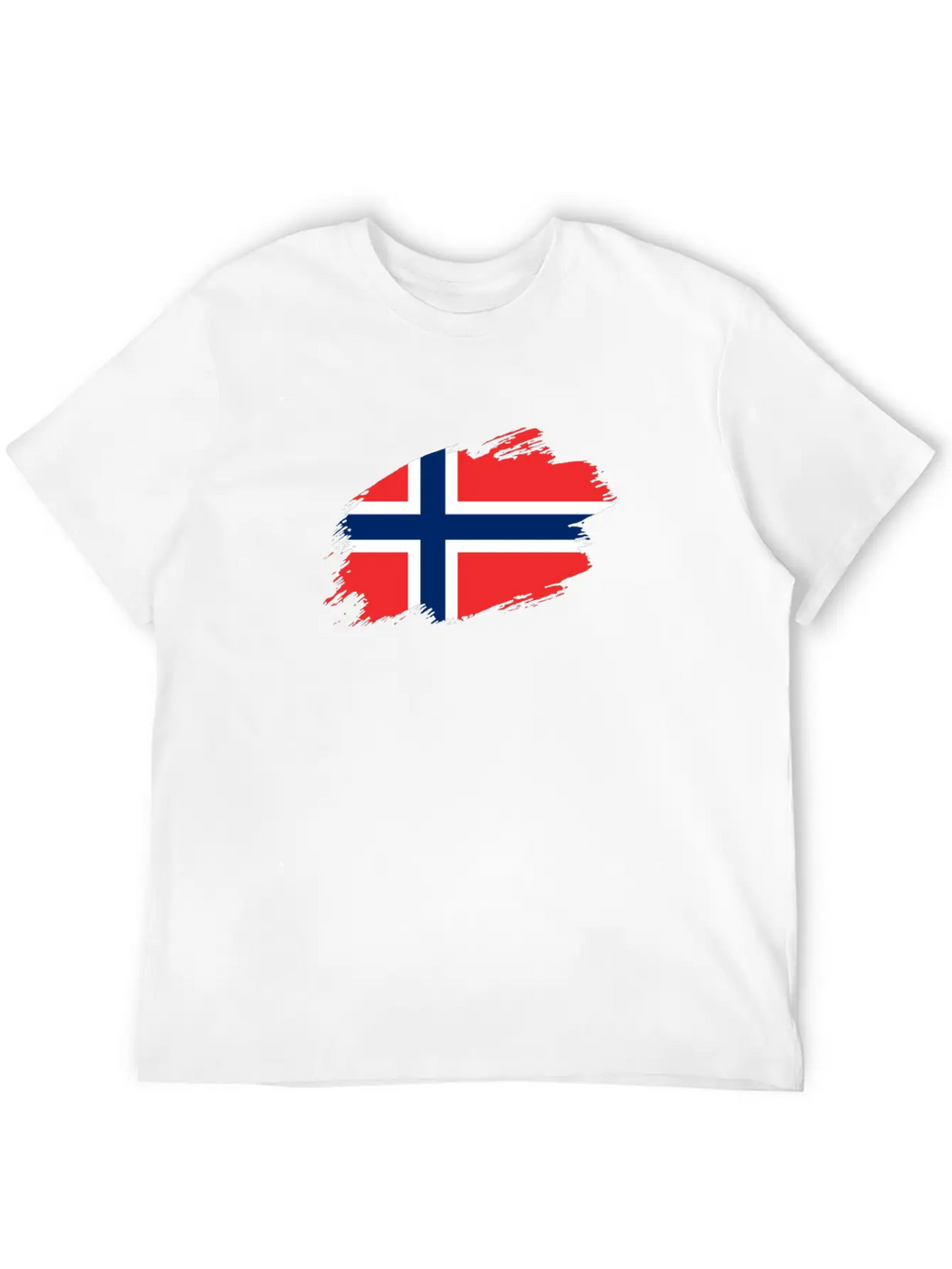Norway Norwegian Flag Banner Relaxed Everyday Tee – Lightweight And Durable Cotton