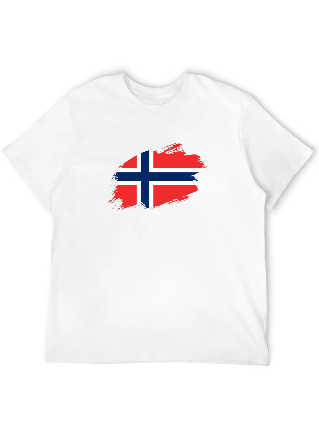 Norway Norwegian Flag Banner Relaxed Everyday Tee – Lightweight And Durable Cotton