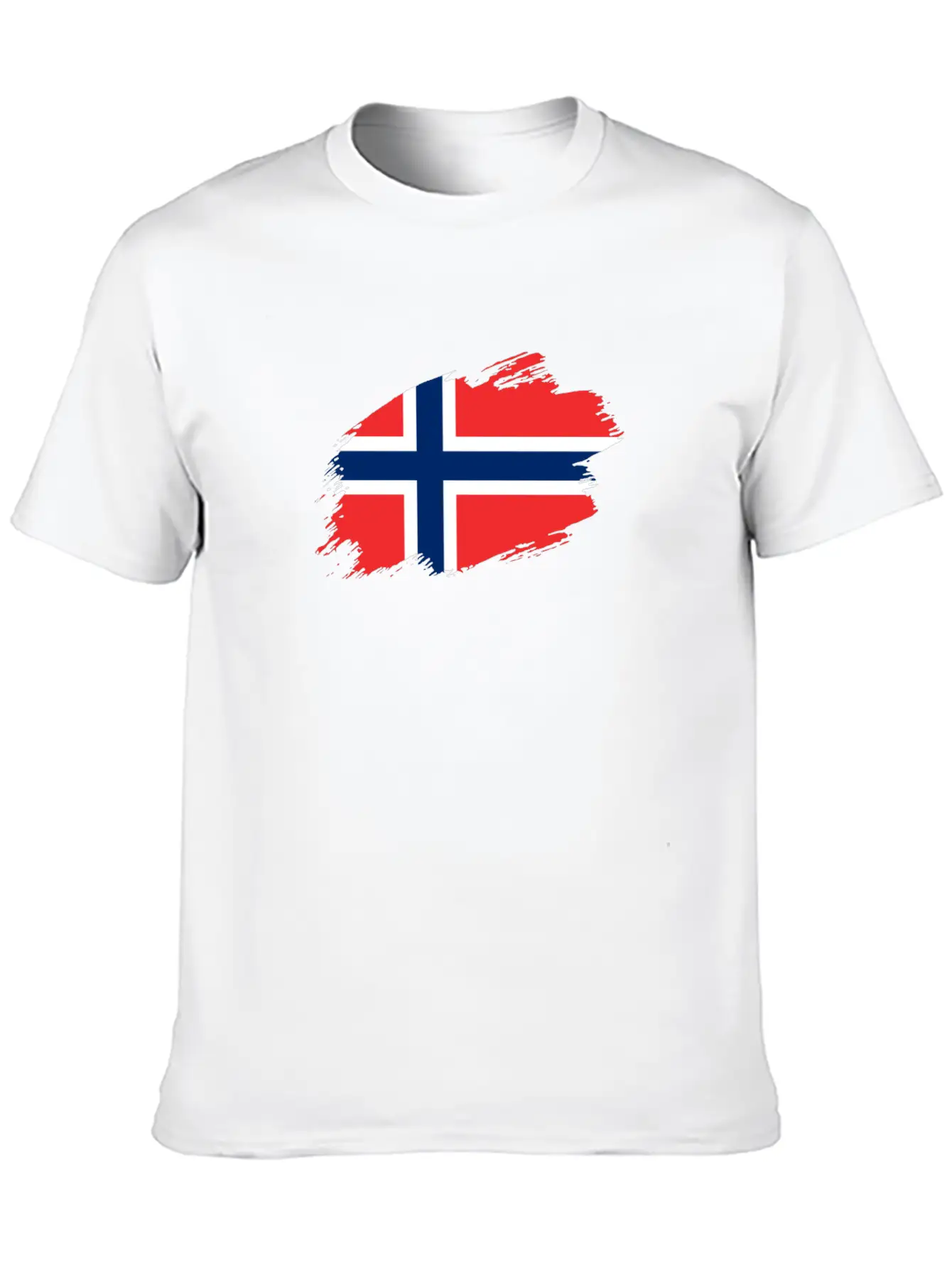 Norway Norwegian Flag Banner Relaxed Everyday Tee – Lightweight And Durable Cotton