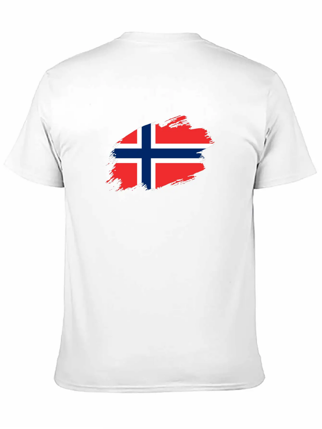 Norway Norwegian Flag Banner Relaxed Everyday Tee – Lightweight And Durable Cotton