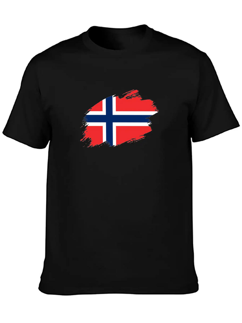 Norway Norwegian Flag Banner Relaxed Everyday Tee – Lightweight And Durable Cotton