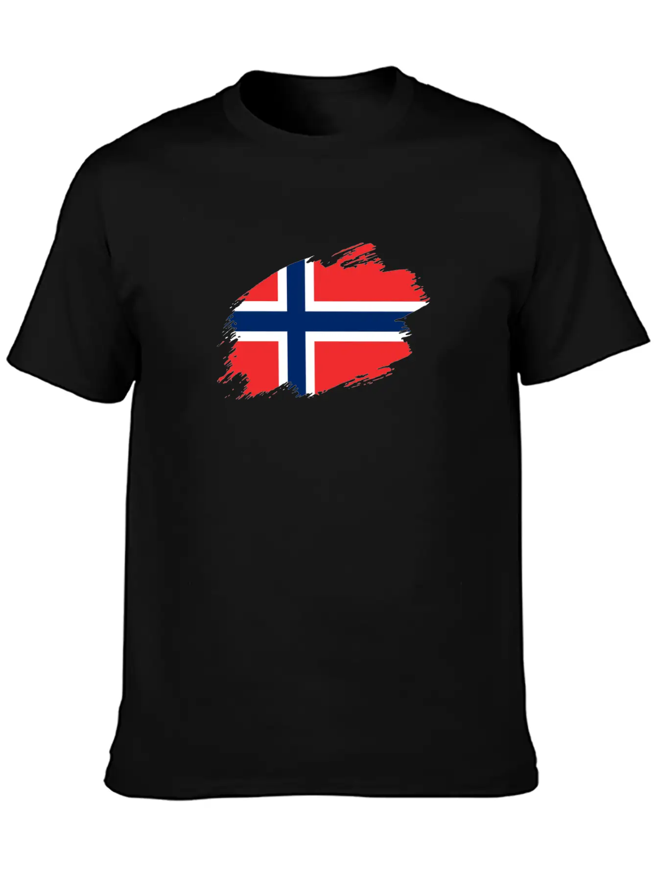 Norway Norwegian Flag Banner Relaxed Everyday Tee – Lightweight And Durable Cotton