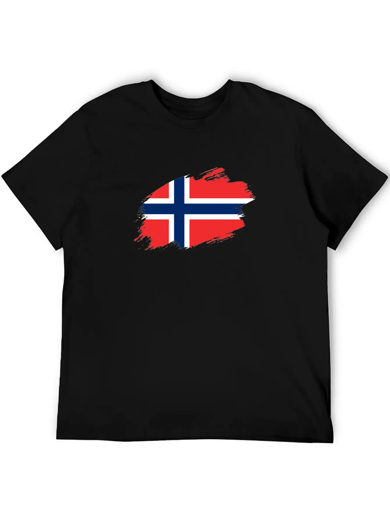 Norway Norwegian Flag Banner Relaxed Everyday Tee – Lightweight And Durable Cotton