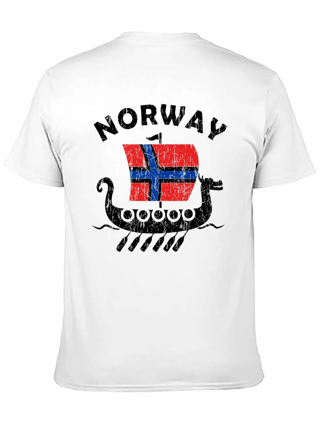 Norway Viking Ship Flag Classic Cotton Tee – Unisex Comfort For Any Season