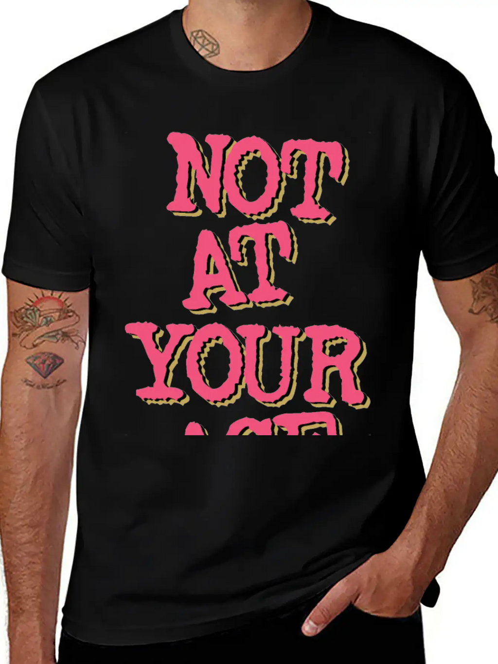 Not At Your Age Basic Graphic T-Shirt – Daily Comfort In Soft Cotton