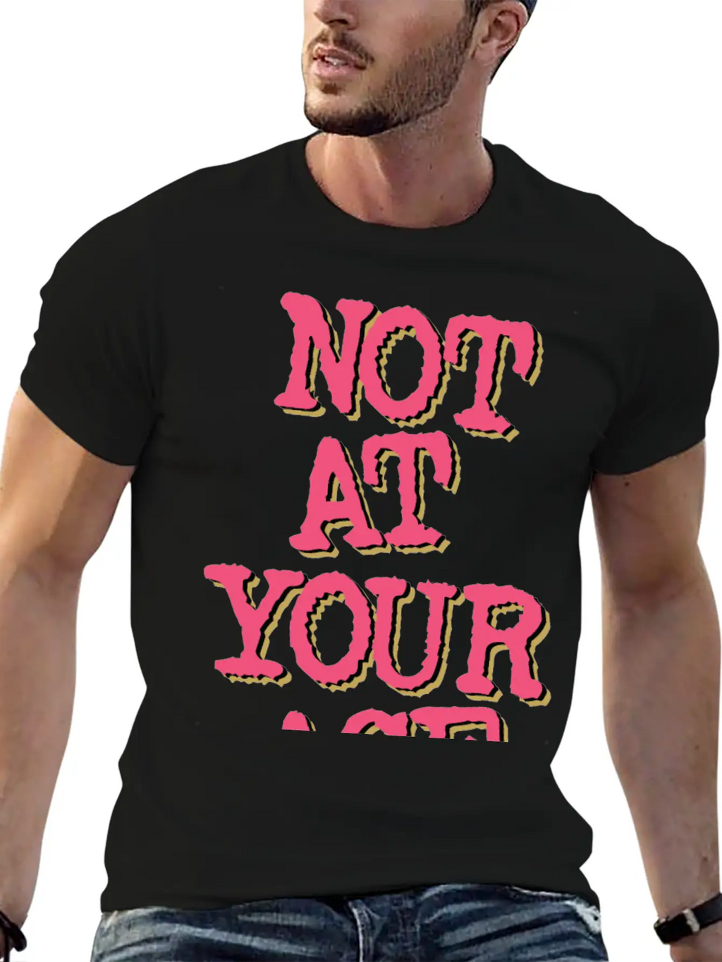 Not At Your Age Basic Graphic T-Shirt – Daily Comfort In Soft Cotton