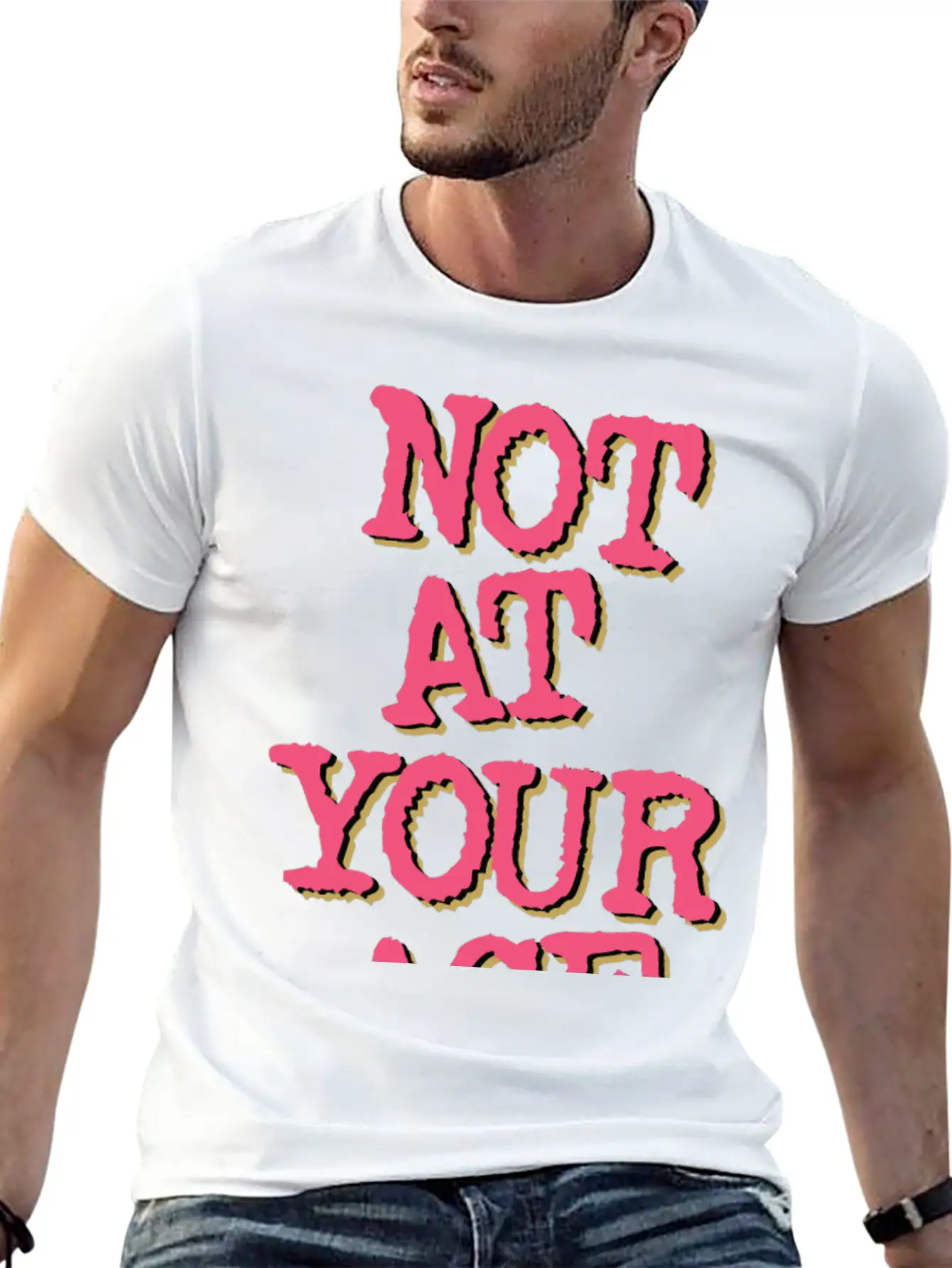 Not At Your Age Basic Graphic T-Shirt – Daily Comfort In Soft Cotton