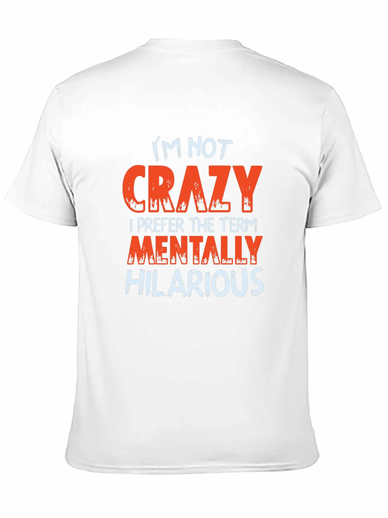 Not Crazy Essential Cotton Tee For Daily Outfits – Unisex Style