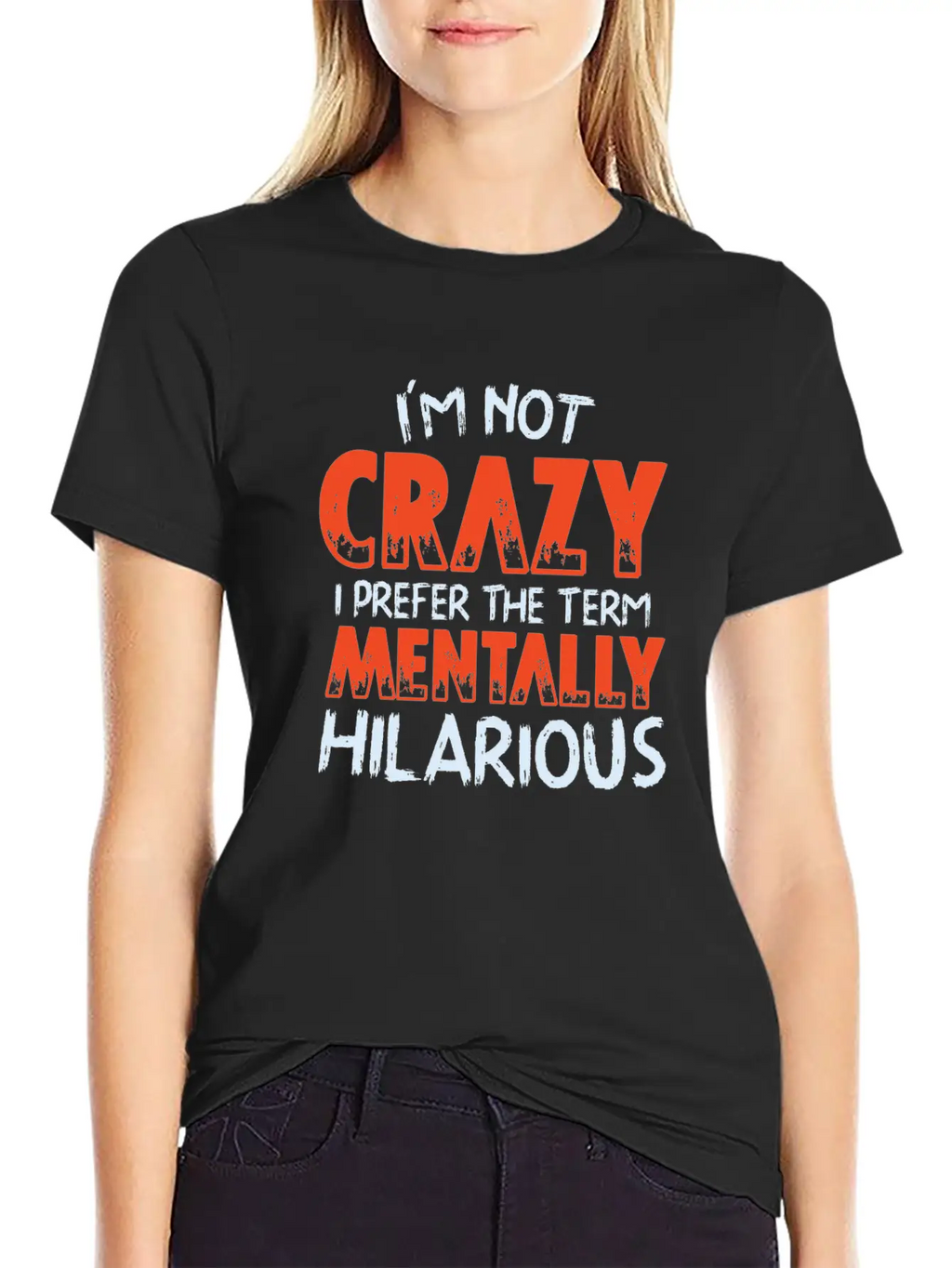 Not Crazy Essential Cotton Tee For Daily Outfits – Unisex Style