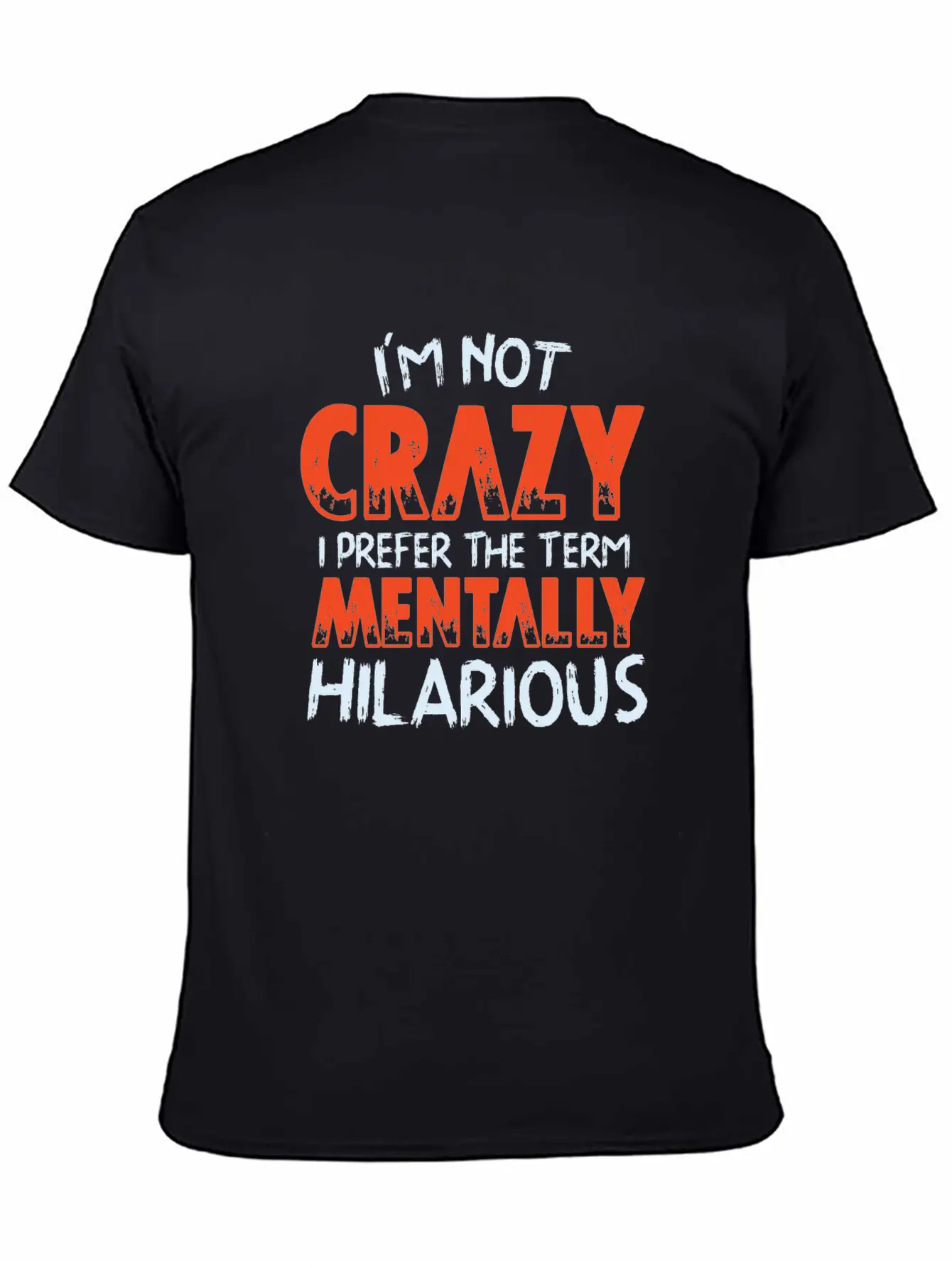 Not Crazy Essential Cotton Tee For Daily Outfits – Unisex Style
