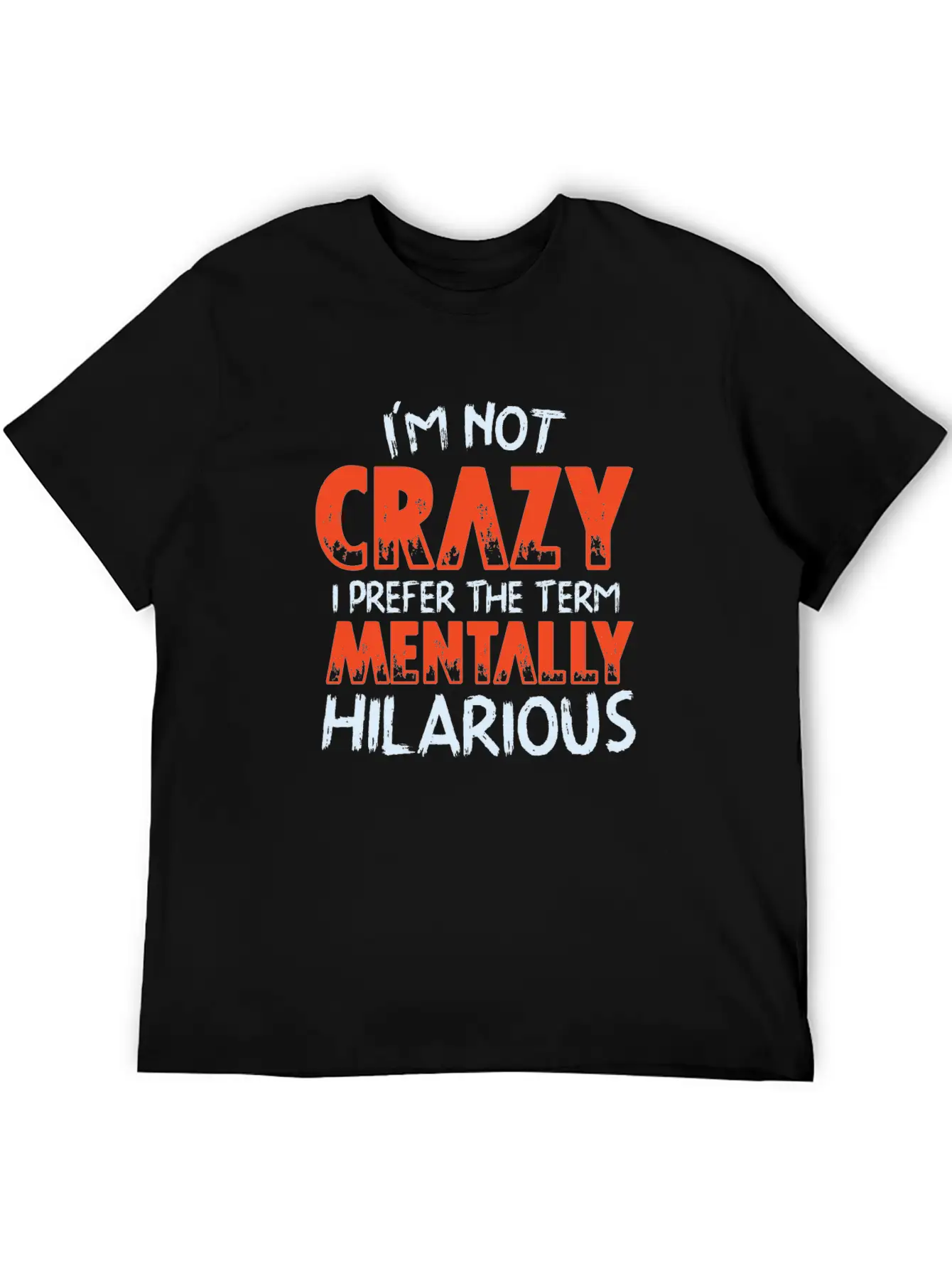 Not Crazy Essential Cotton Tee For Daily Outfits – Unisex Style