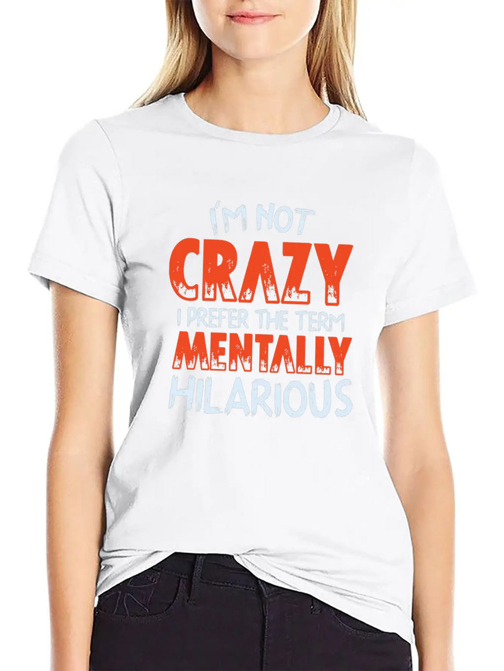 Not Crazy Essential Cotton Tee For Daily Outfits – Unisex Style