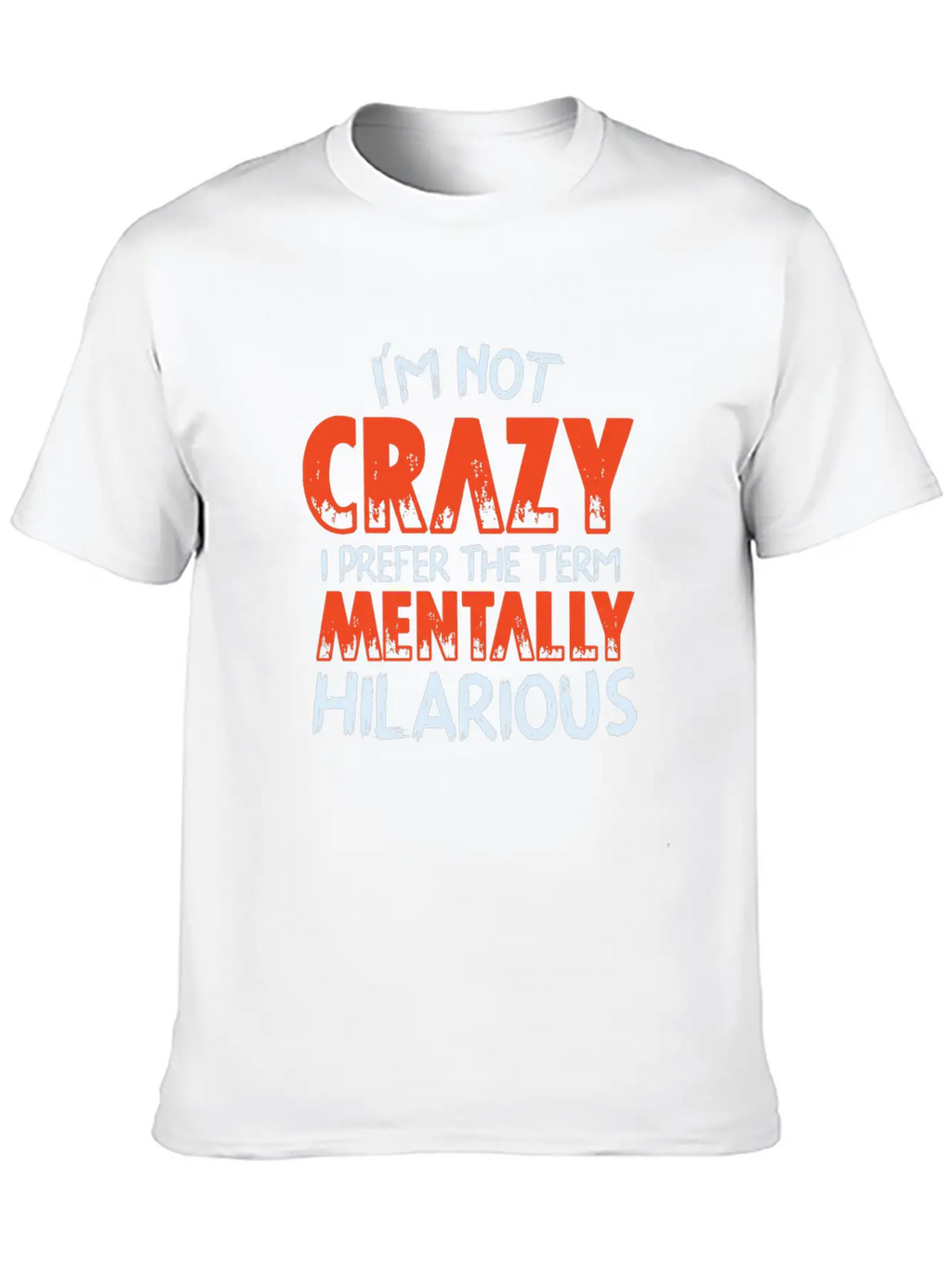 Not Crazy Essential Cotton Tee For Daily Outfits – Unisex Style