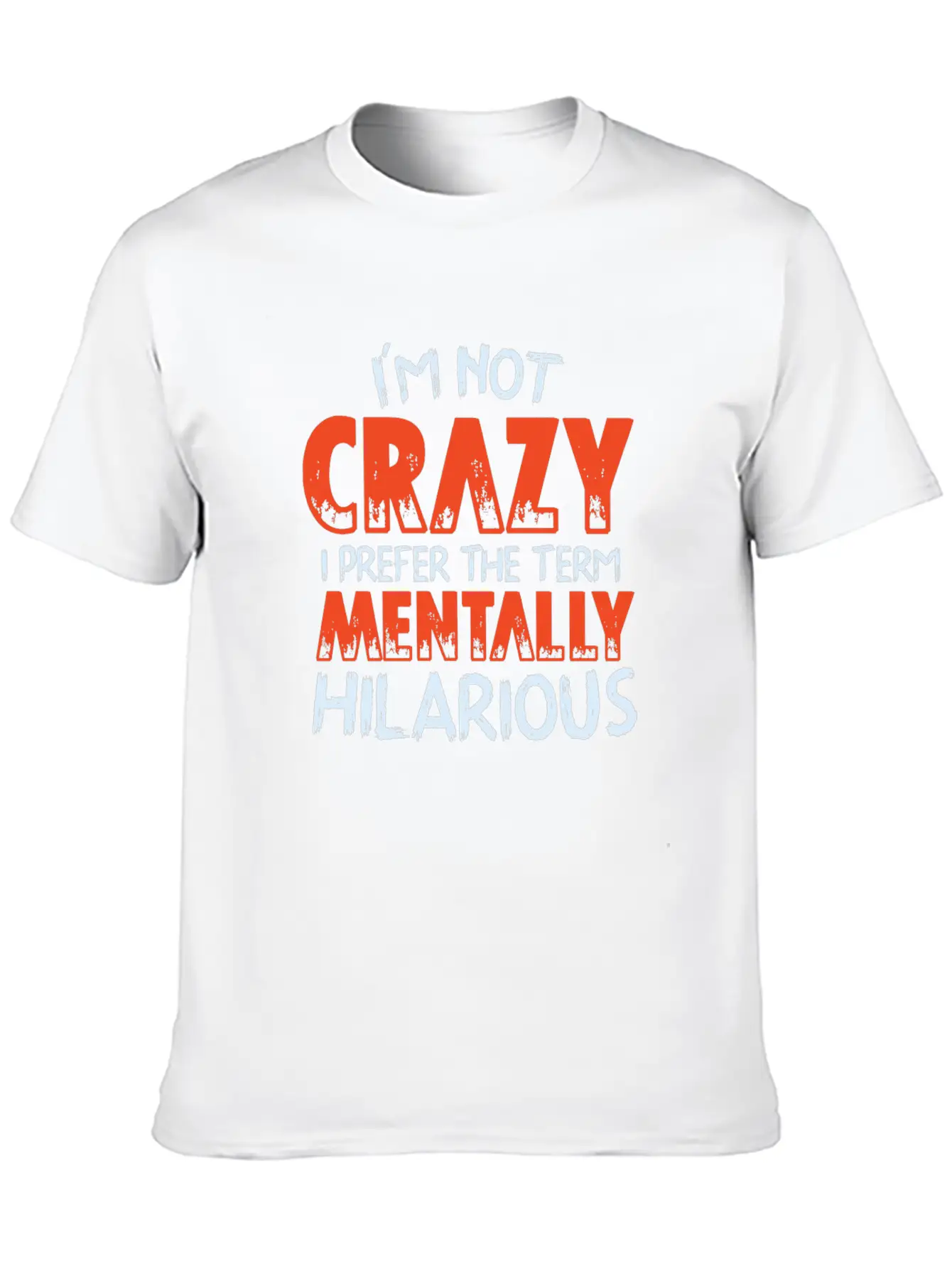 Not Crazy Essential Cotton Tee For Daily Outfits – Unisex Style