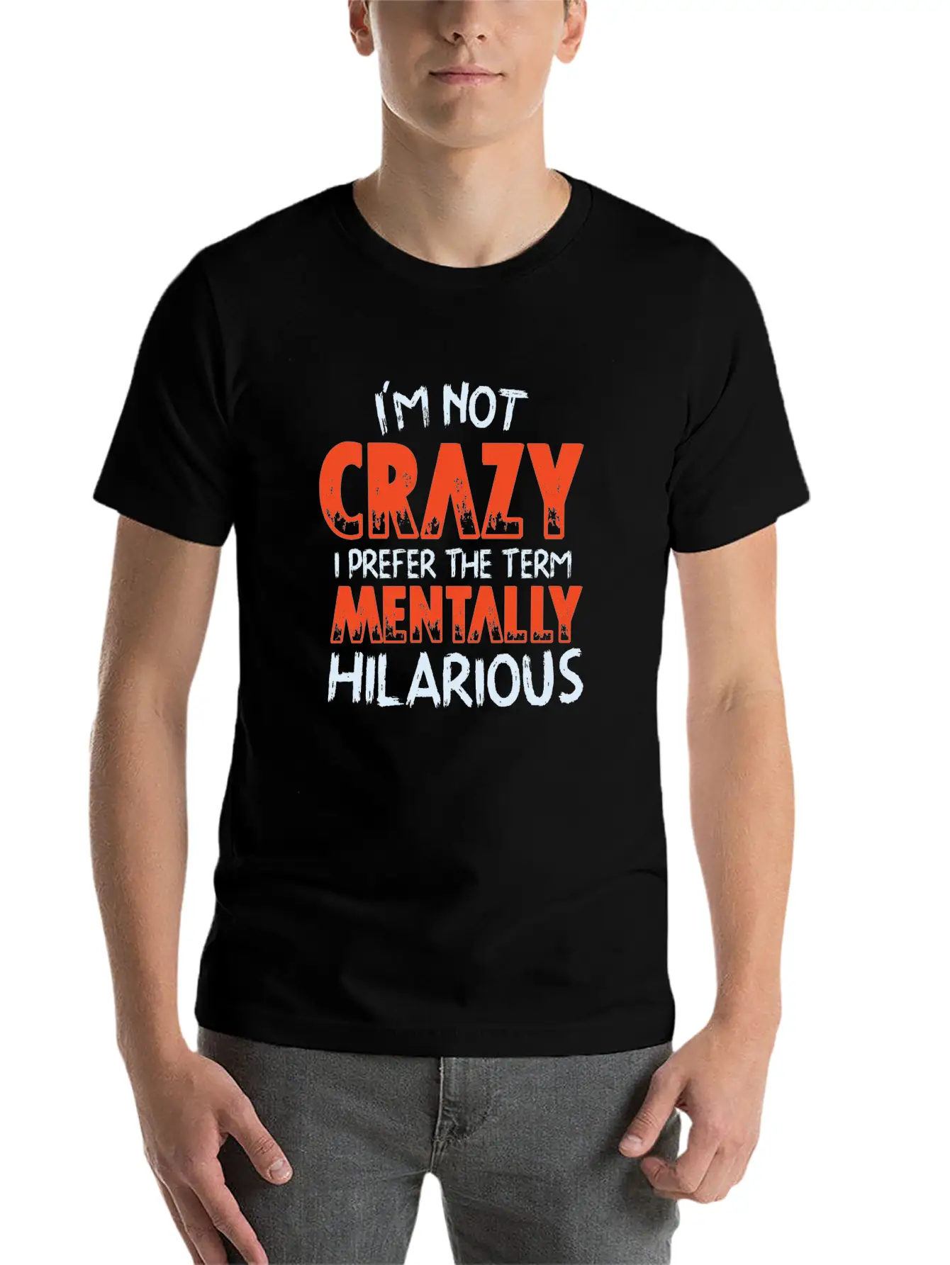 Not Crazy Essential Cotton Tee For Daily Outfits – Unisex Style