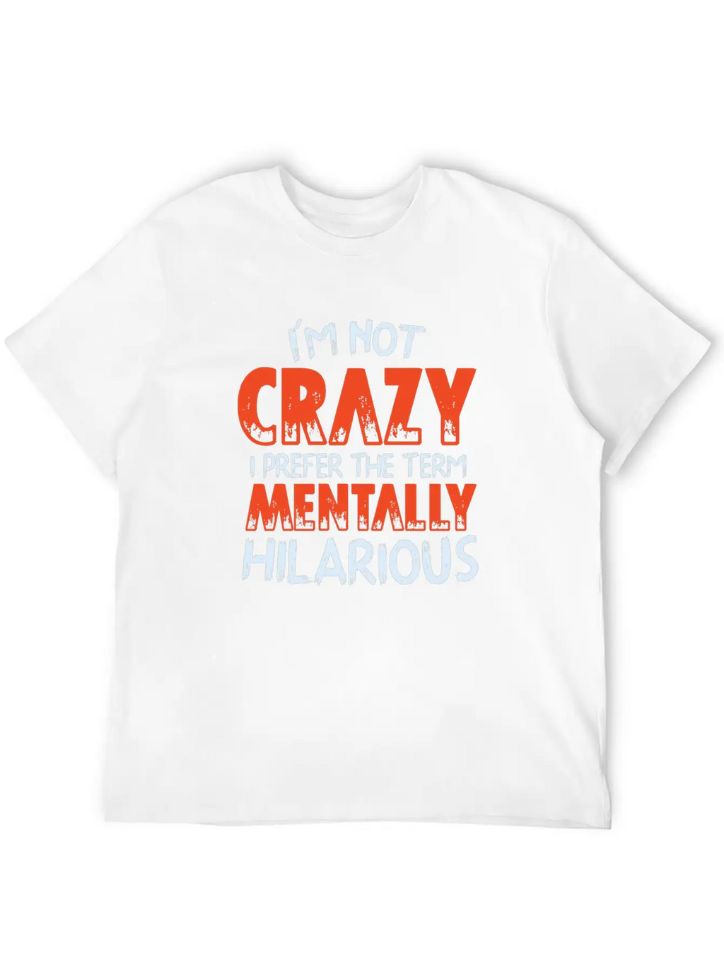Not Crazy Essential Cotton Tee For Daily Outfits – Unisex Style