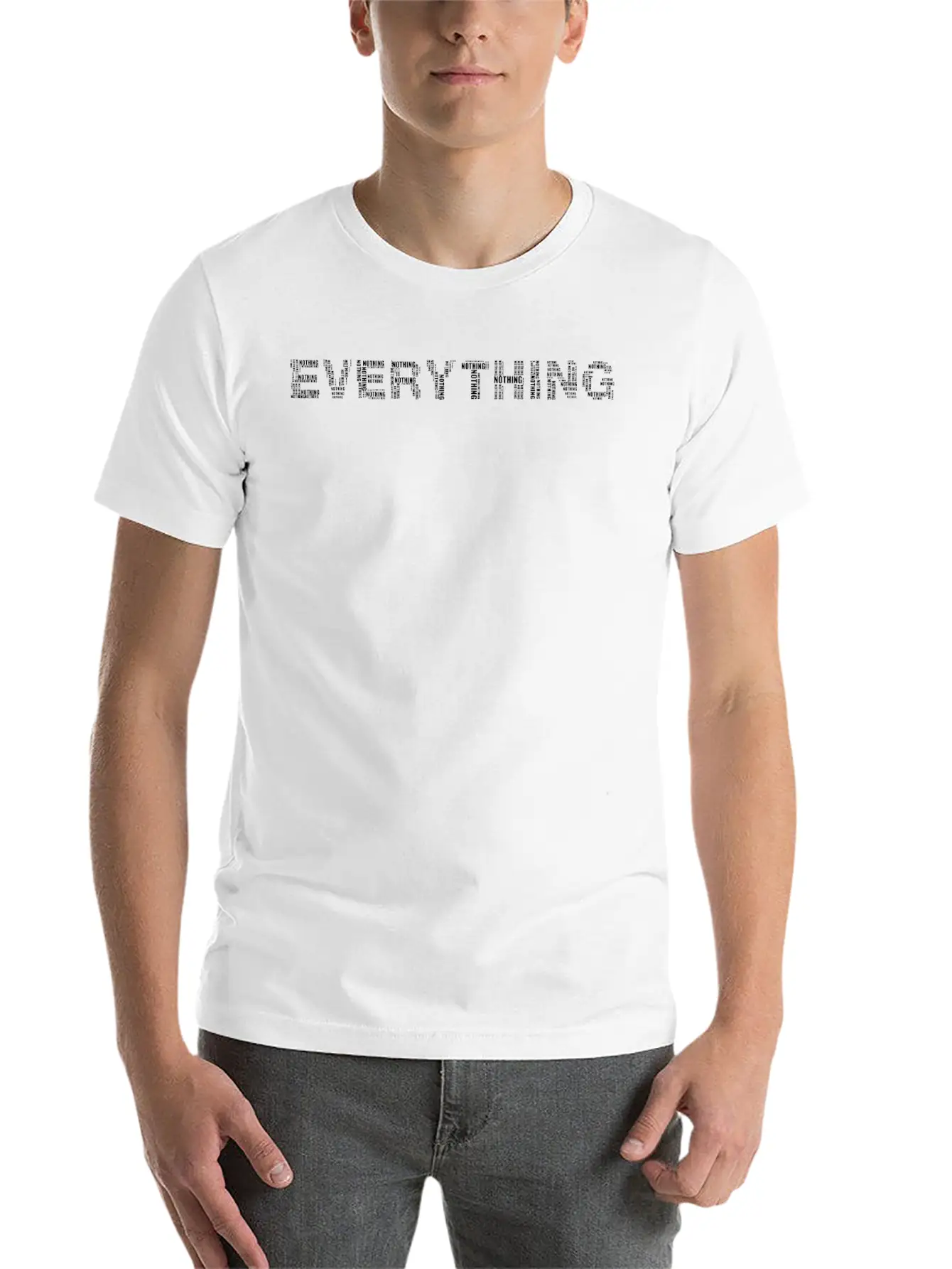 Not Everything Black Stylish Everyday T-Shirt – Unisex Basic Cotton Tee
