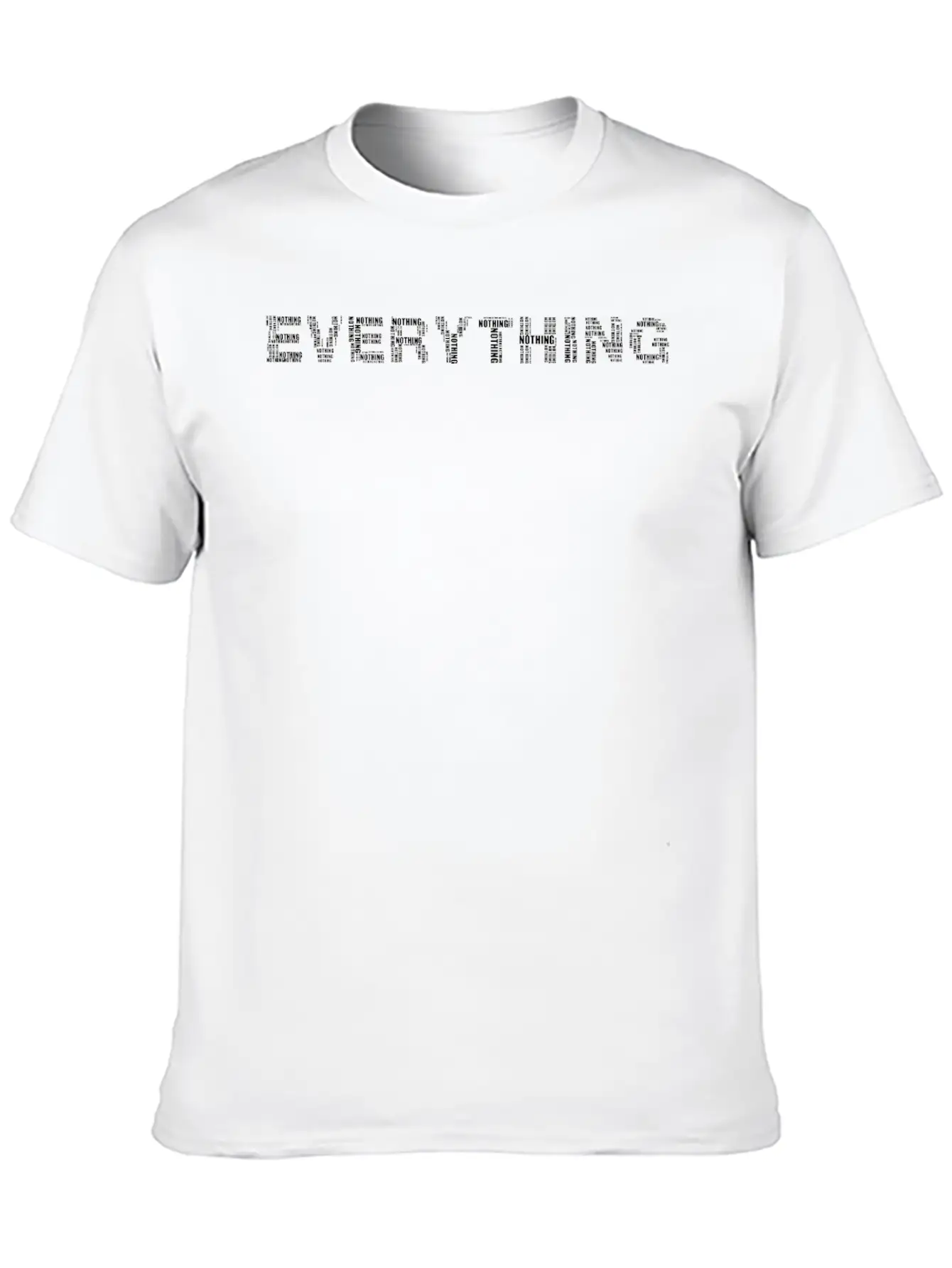 Not Everything Black Stylish Everyday T-Shirt – Unisex Basic Cotton Tee