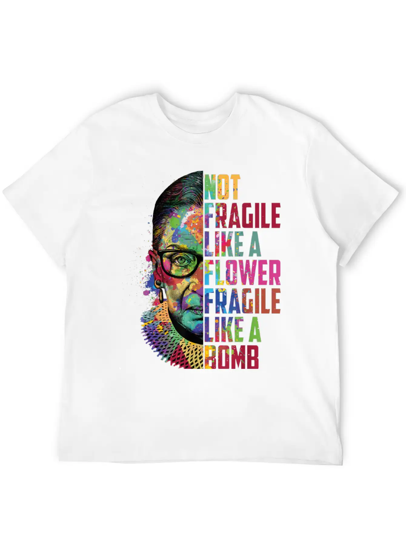 Not Fragile Like A Flower Fragile Like A Bomb Classic Cotton Tee – Unisex Comfort For Any Season