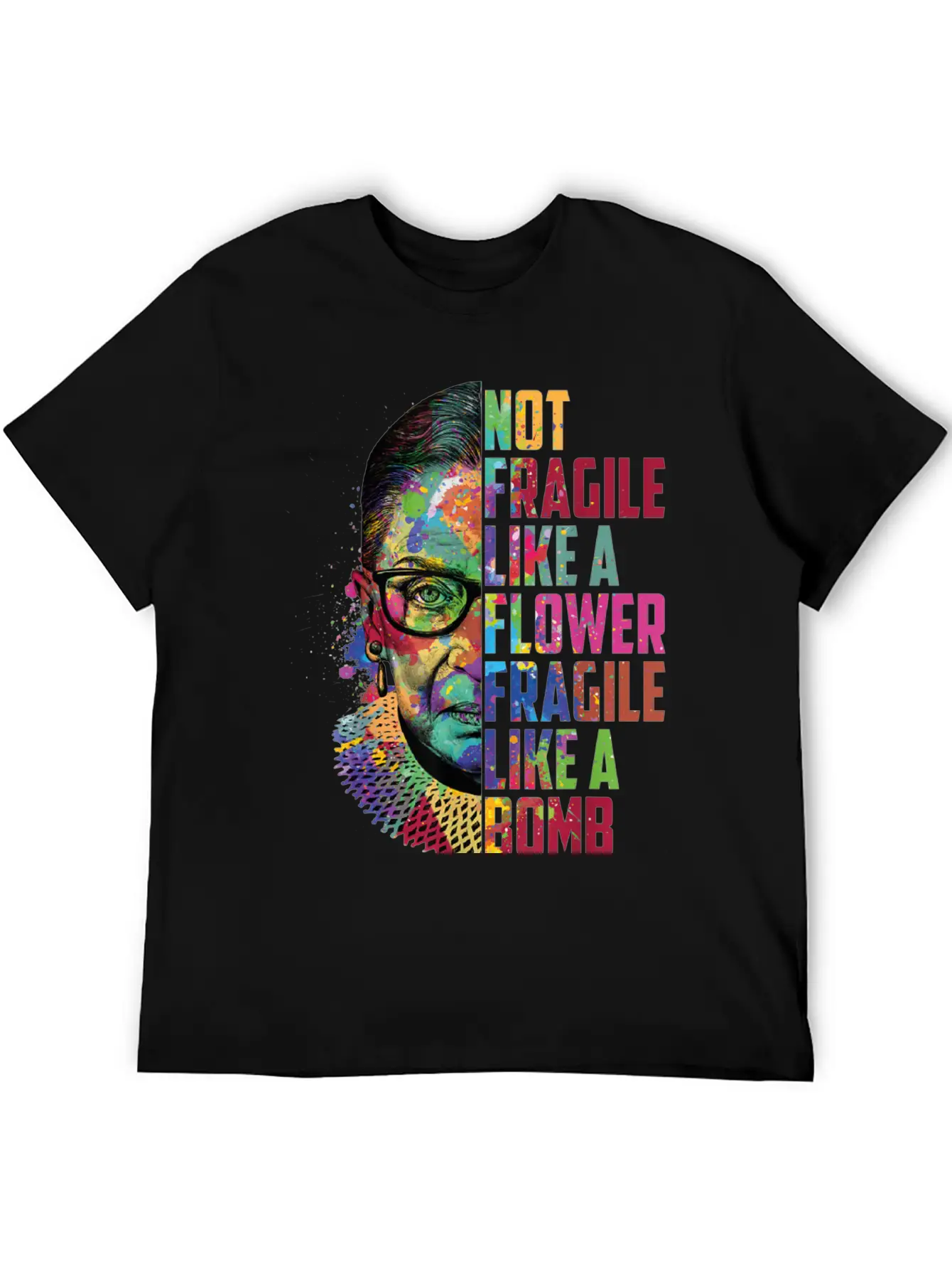 Not Fragile Like A Flower Fragile Like A Bomb Classic Cotton Tee – Unisex Comfort For Any Season