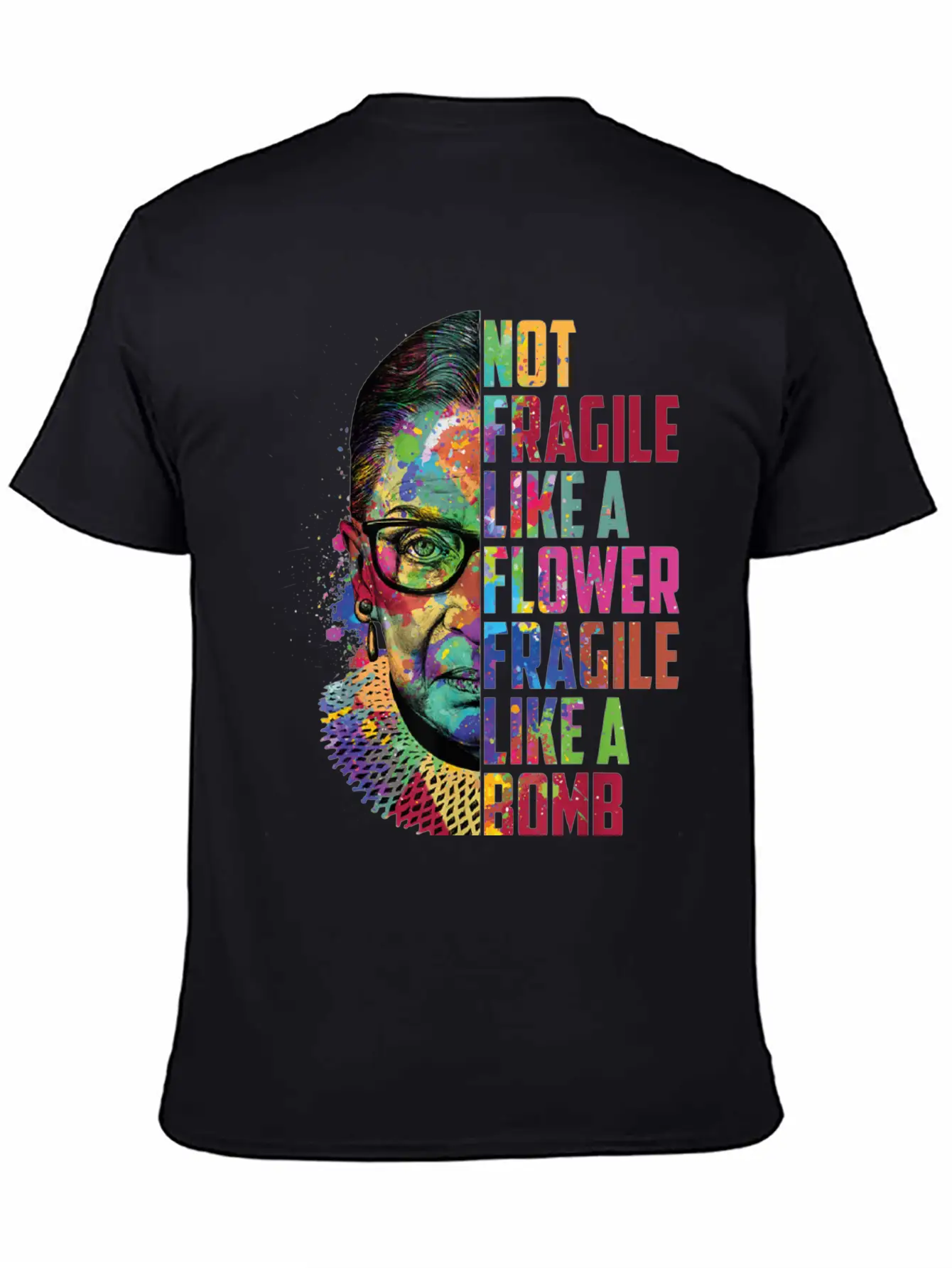 Not Fragile Like A Flower Fragile Like A Bomb Classic Cotton Tee – Unisex Comfort For Any Season