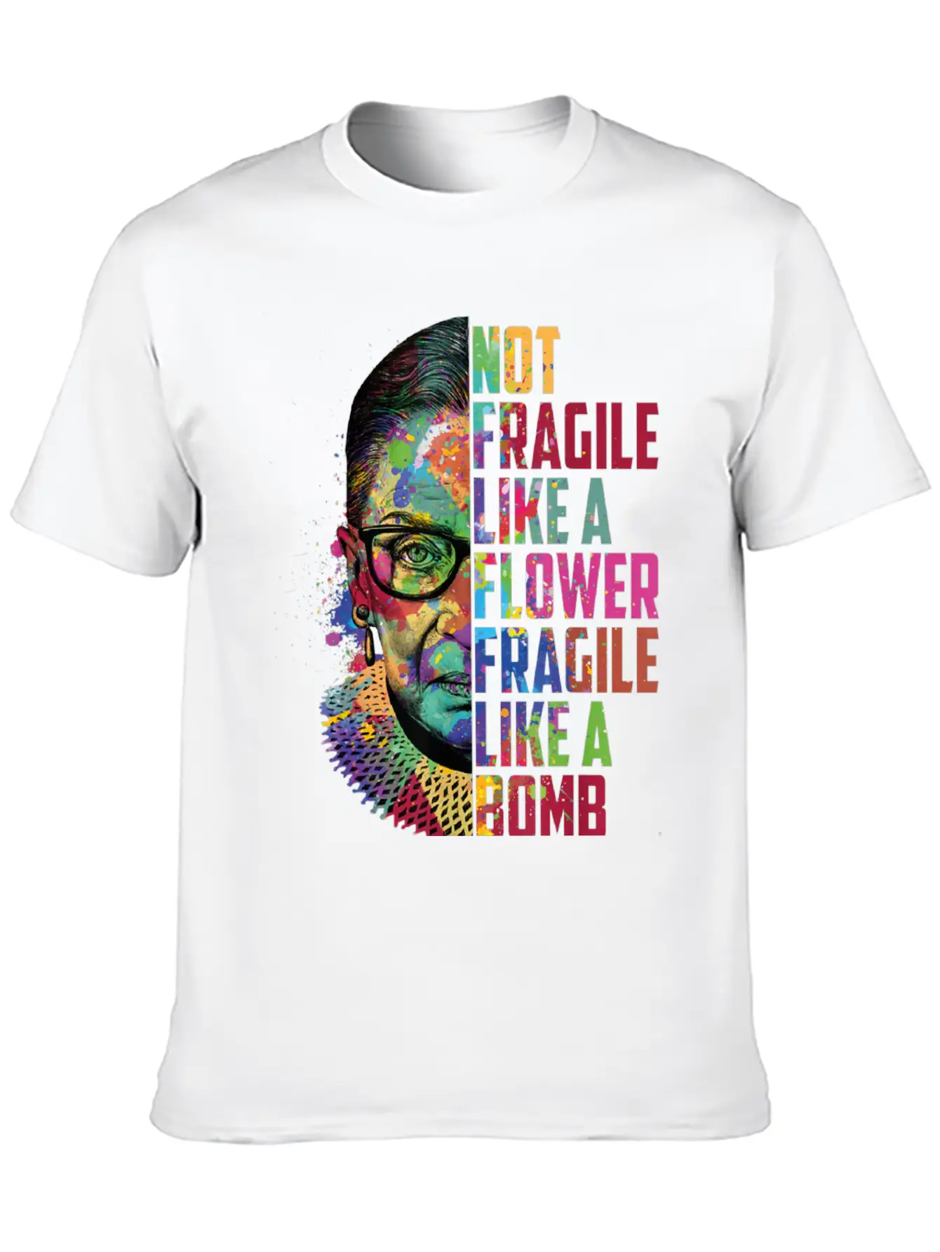 Not Fragile Like A Flower Fragile Like A Bomb Classic Cotton Tee – Unisex Comfort For Any Season