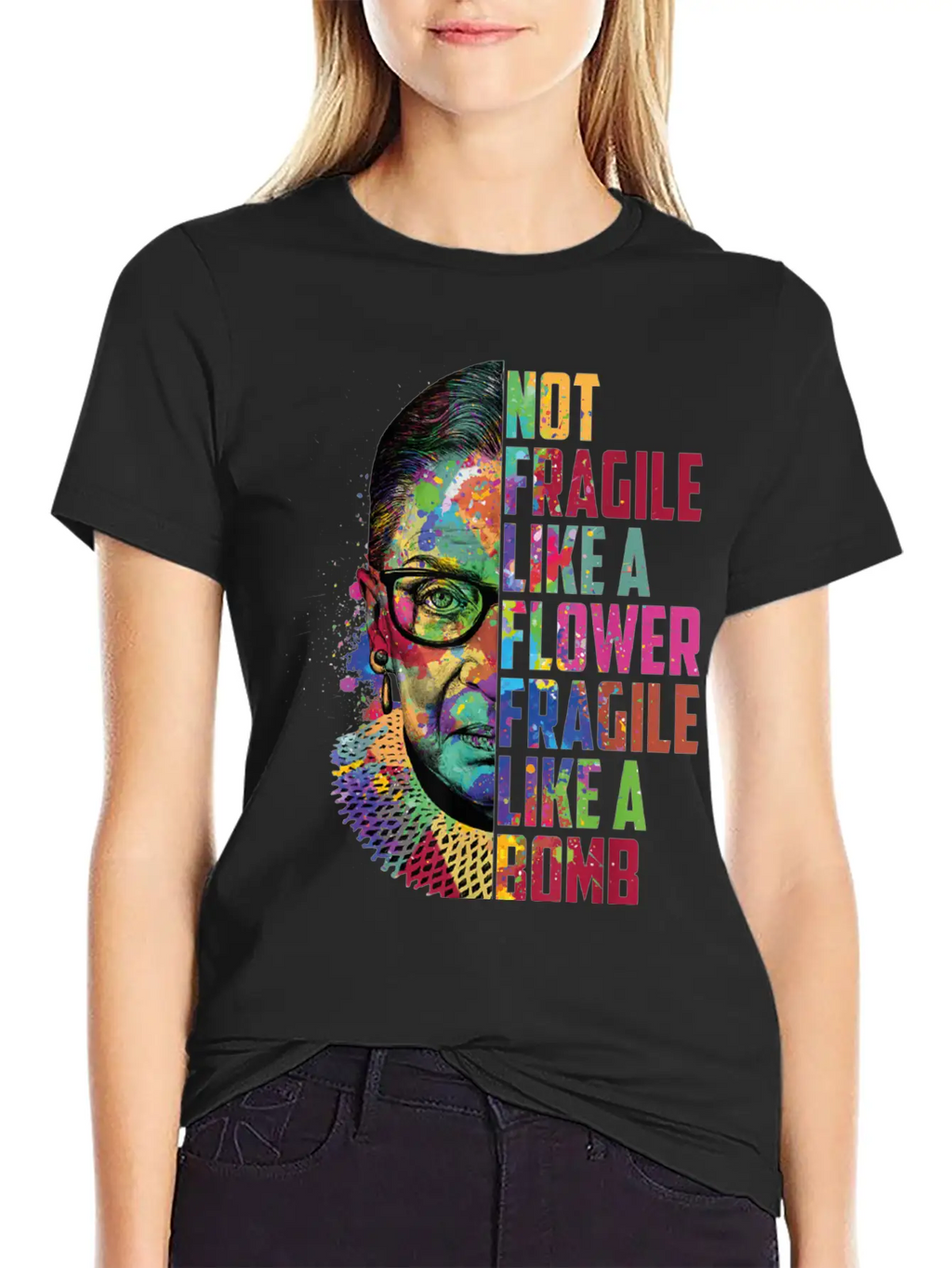 Not Fragile Like A Flower Fragile Like A Bomb Classic Cotton Tee – Unisex Comfort For Any Season