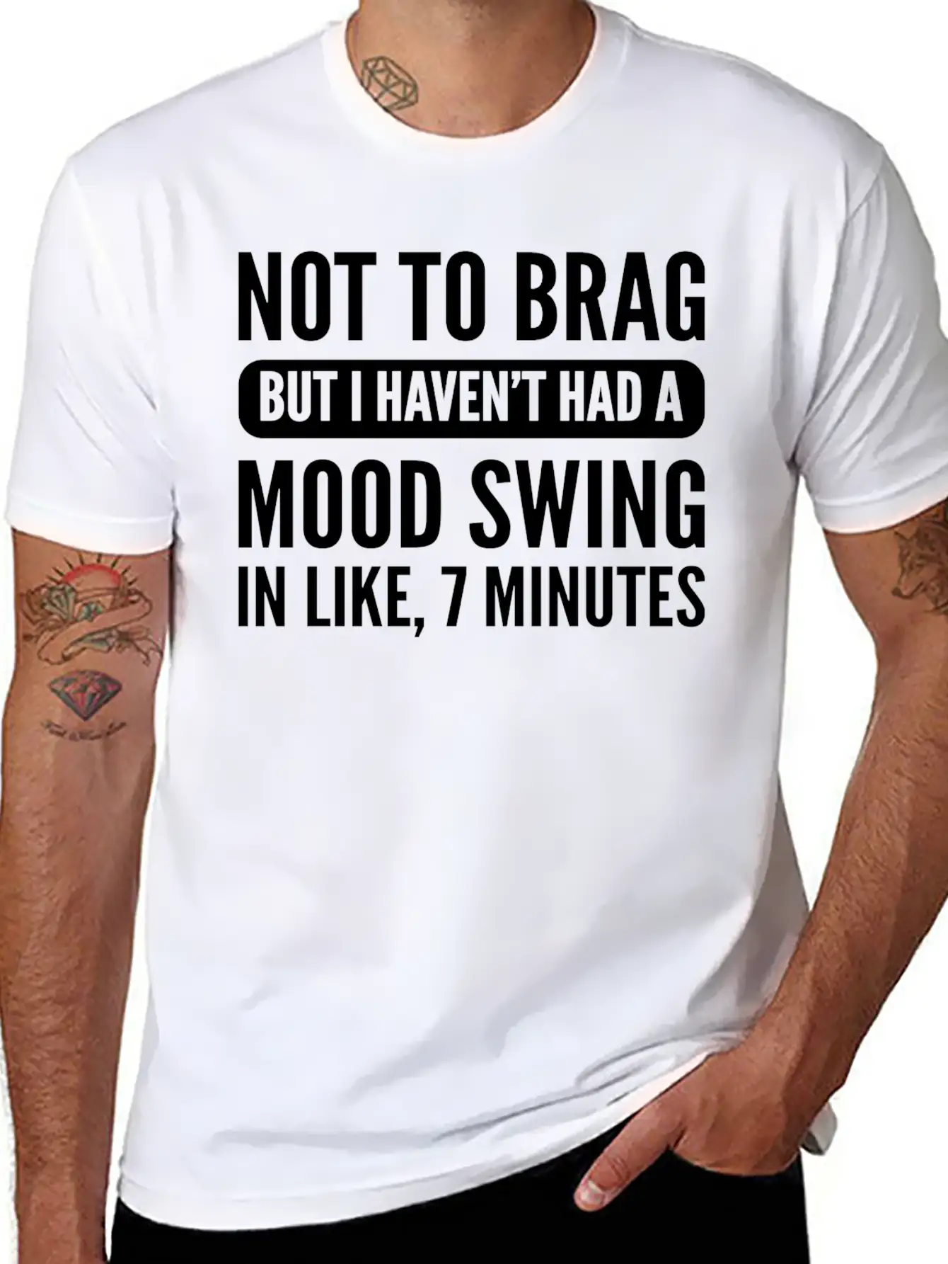 Not To Brag Unstable And Emotional Gift Essential Cotton Tee For Daily Outfits – Unisex Style