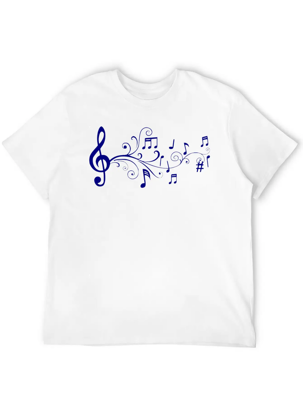 Notas Musicales Stylish Everyday T-Shirt – Unisex Basic Cotton Tee
