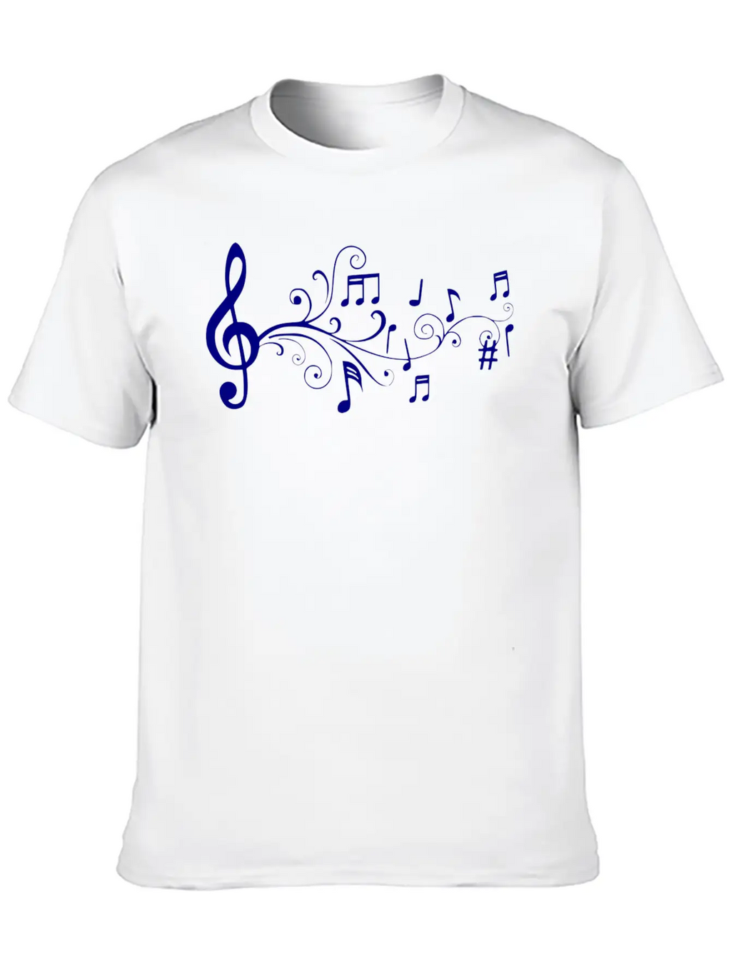 Notas Musicales Stylish Everyday T-Shirt – Unisex Basic Cotton Tee