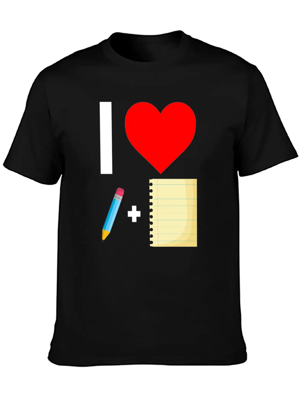 Notebook Write Author Basic Graphic T-Shirt – Daily Comfort In Soft Cotton