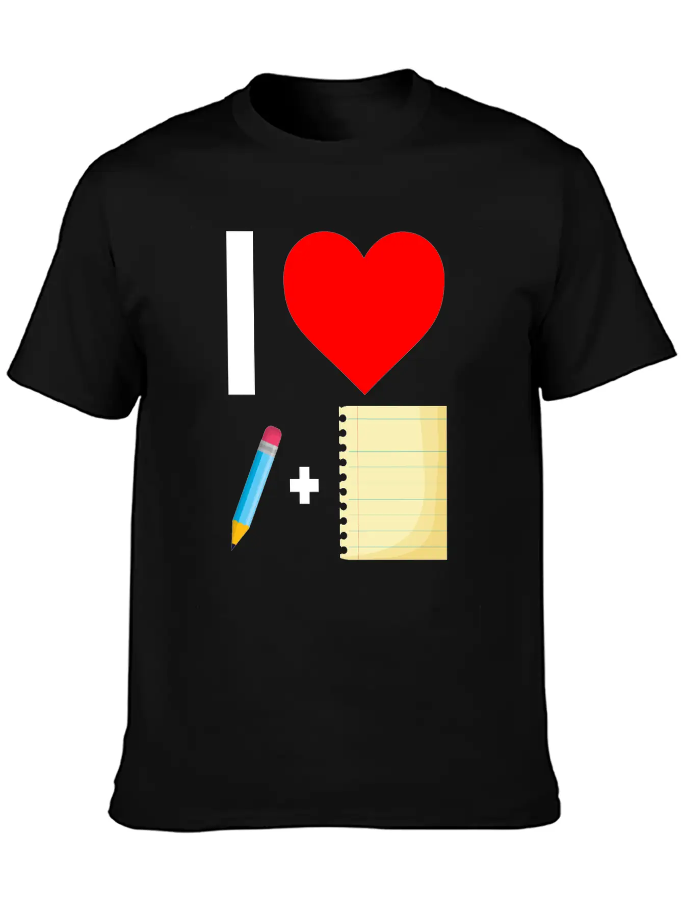 Notebook Write Author Basic Graphic T-Shirt – Daily Comfort In Soft Cotton