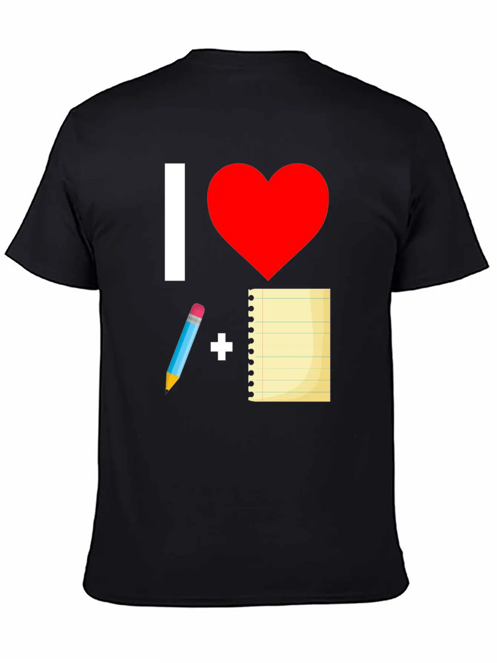 Notebook Write Author Basic Graphic T-Shirt – Daily Comfort In Soft Cotton