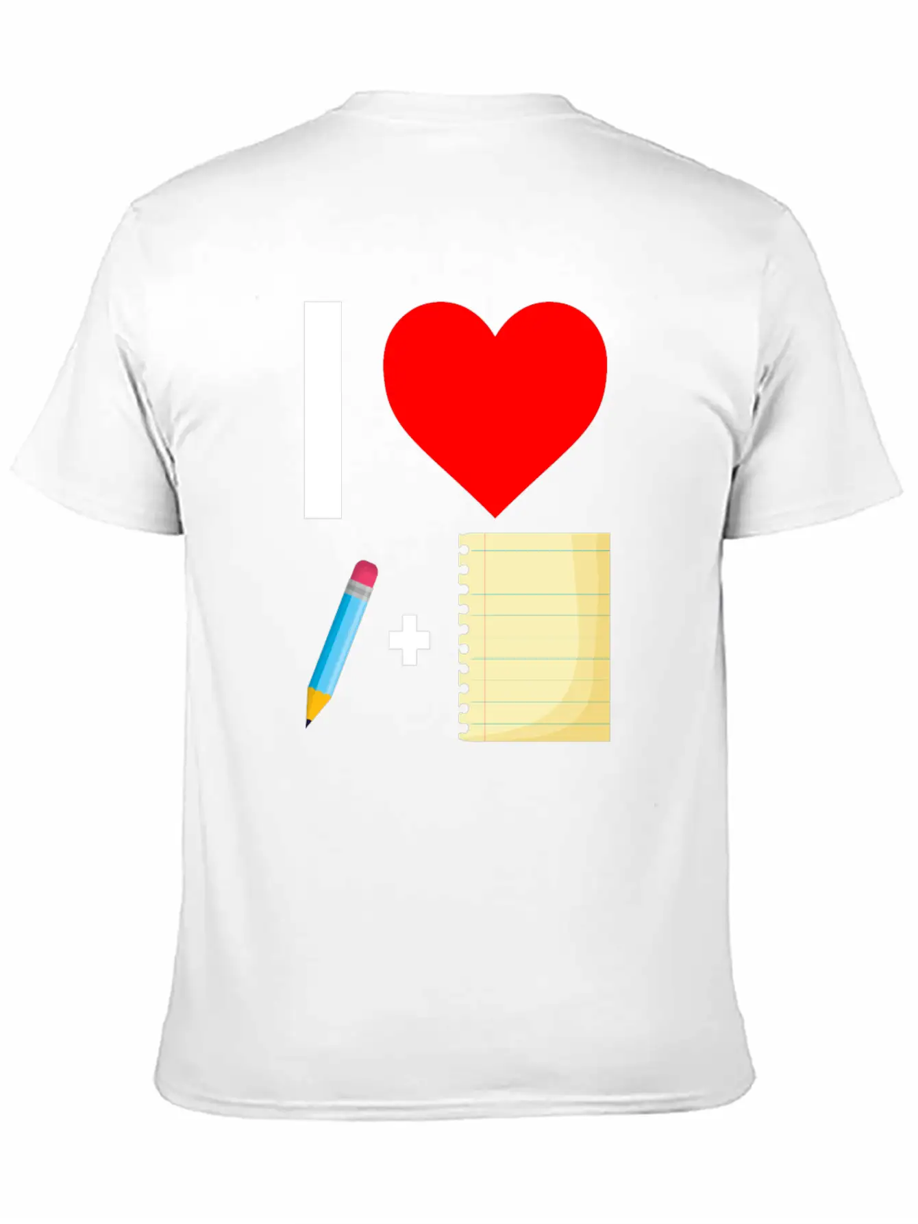 Notebook Write Author Basic Graphic T-Shirt – Daily Comfort In Soft Cotton