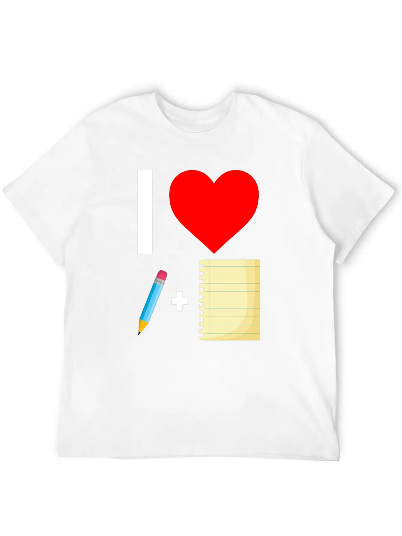 Notebook Write Author Basic Graphic T-Shirt – Daily Comfort In Soft Cotton