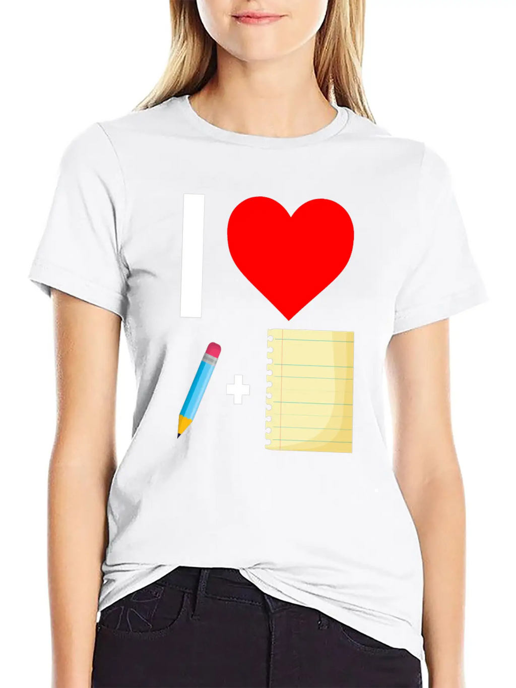 Notebook Write Author Basic Graphic T-Shirt – Daily Comfort In Soft Cotton