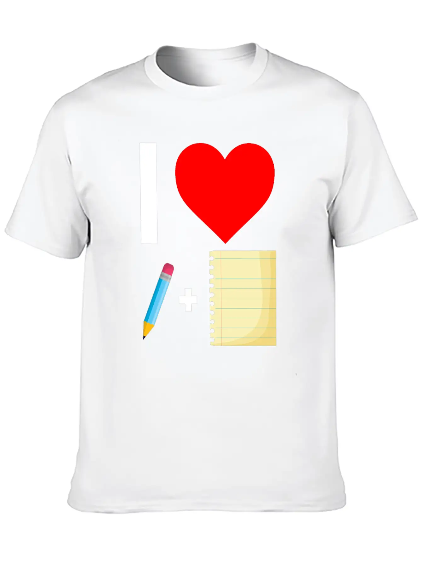 Notebook Write Author Basic Graphic T-Shirt – Daily Comfort In Soft Cotton