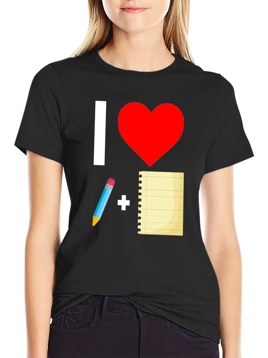 Notebook Write Author Basic Graphic T-Shirt – Daily Comfort In Soft Cotton