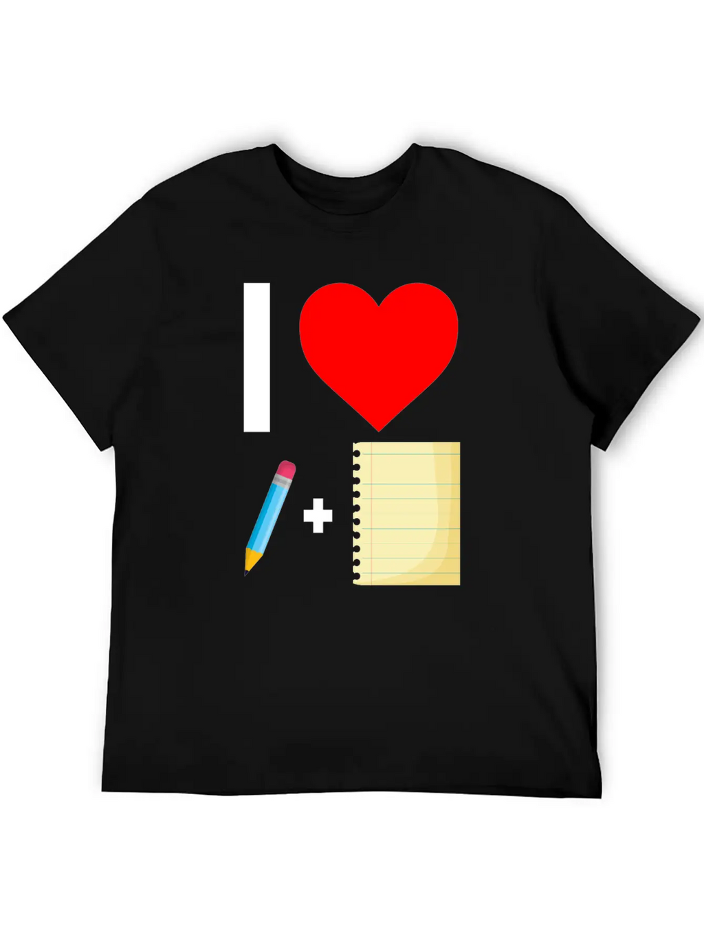 Notebook Write Author Basic Graphic T-Shirt – Daily Comfort In Soft Cotton