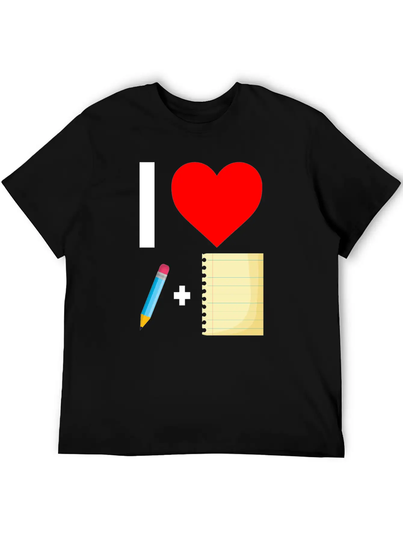 Notebook Write Author Basic Graphic T-Shirt – Daily Comfort In Soft Cotton