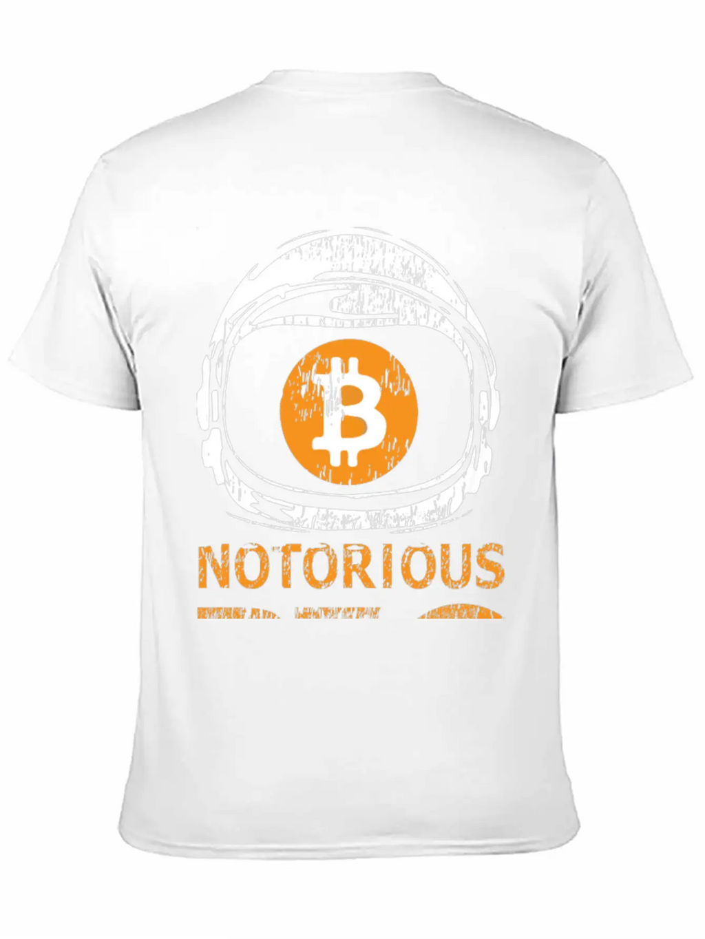 Notorious BTC Space Helmet With Bitcoin Symbol Classic Cotton Tee – Unisex Comfort For Any Season