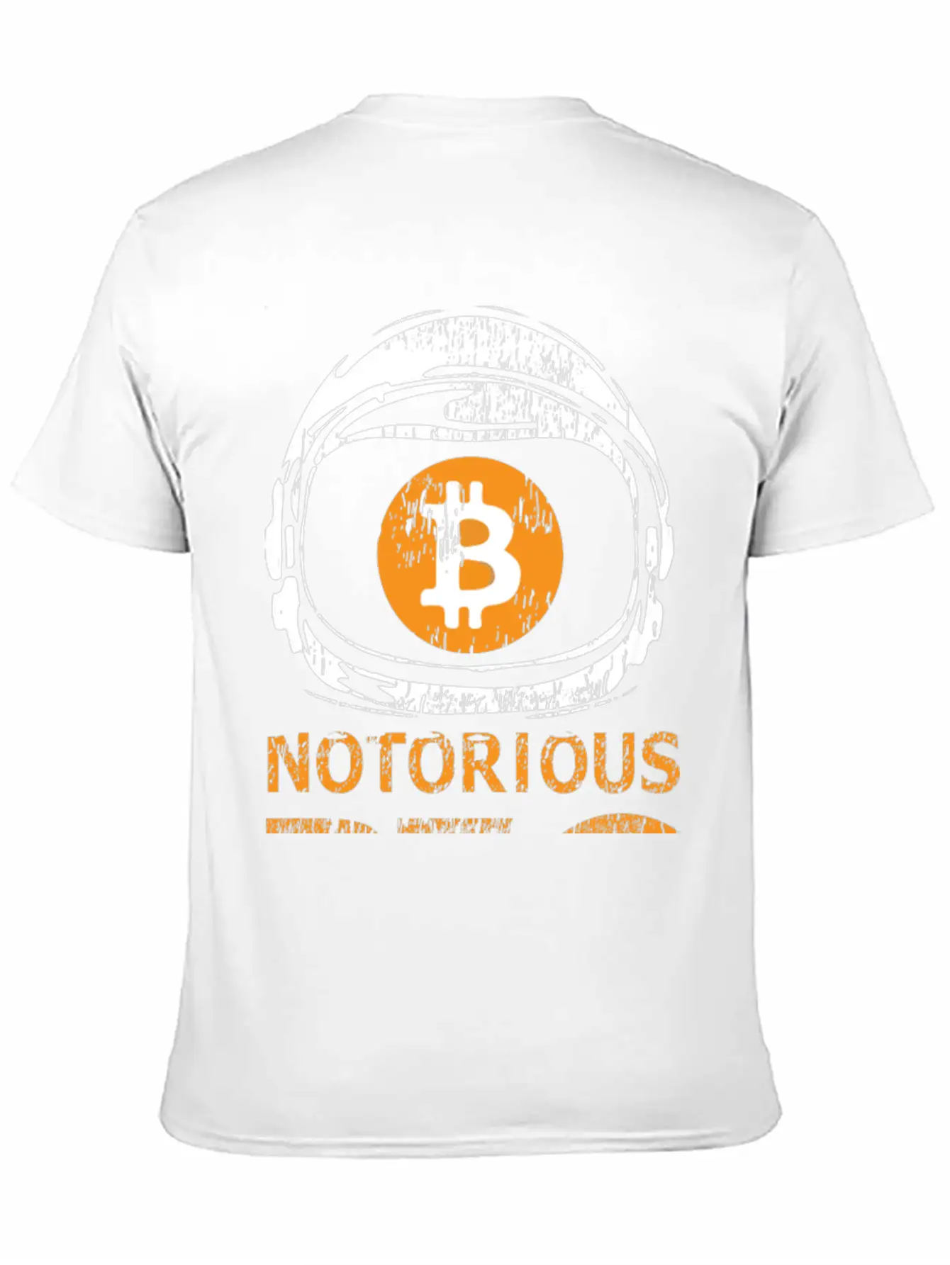 Notorious BTC Space Helmet With Bitcoin Symbol Classic Cotton Tee – Unisex Comfort For Any Season