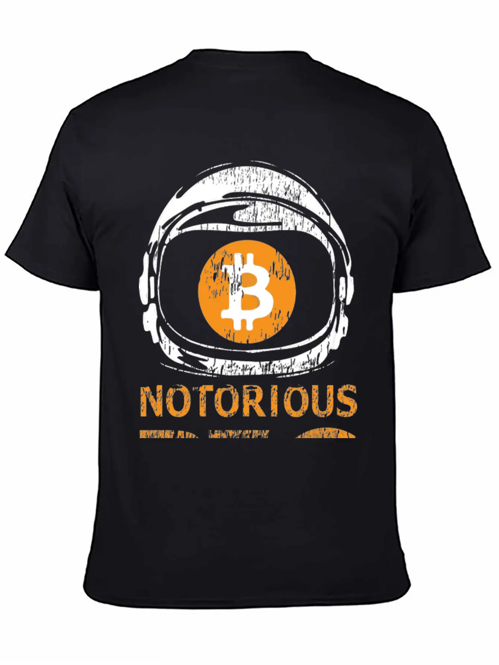 Notorious BTC Space Helmet With Bitcoin Symbol Classic Cotton Tee – Unisex Comfort For Any Season