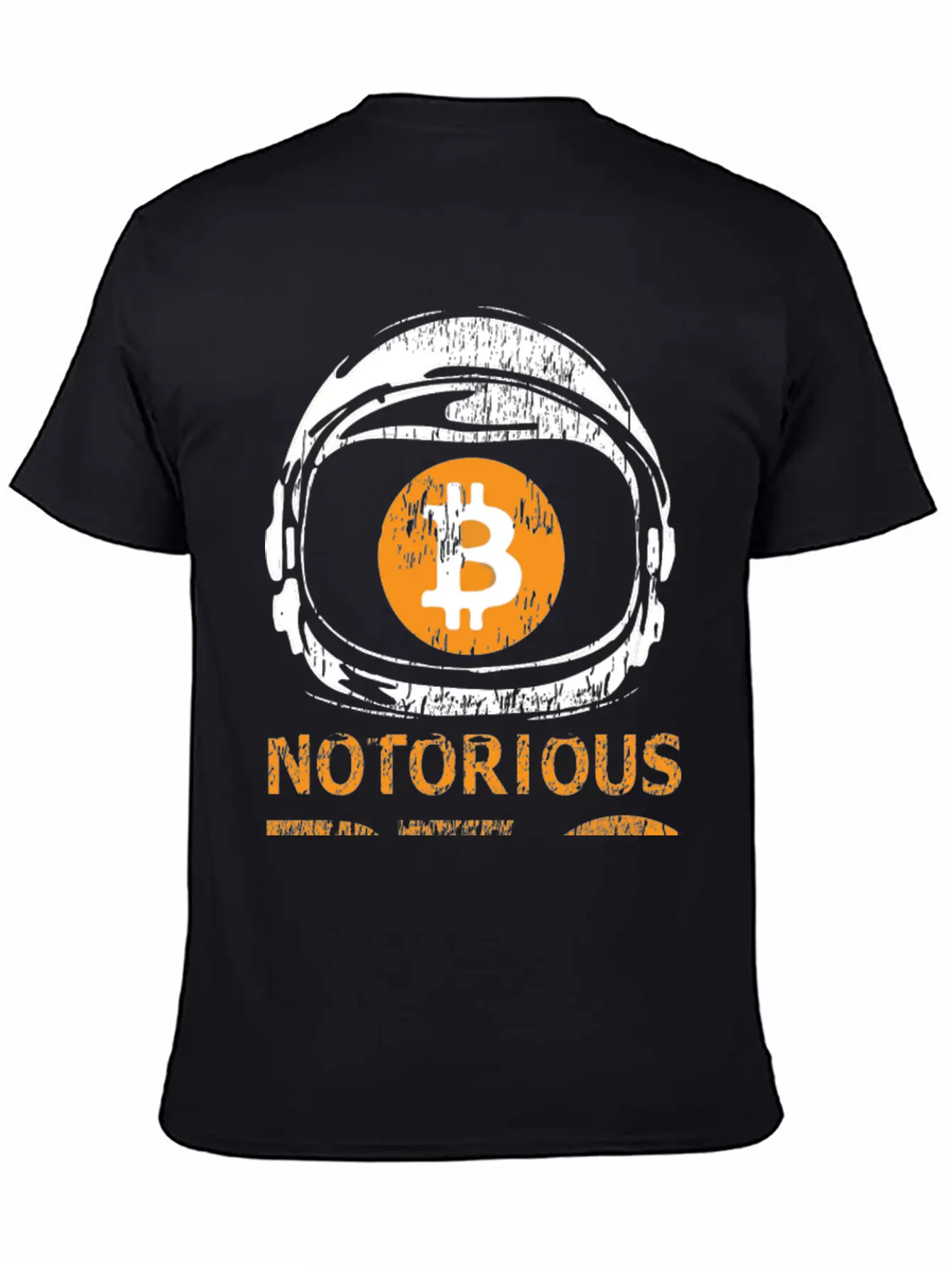Notorious BTC Space Helmet With Bitcoin Symbol Classic Cotton Tee – Unisex Comfort For Any Season